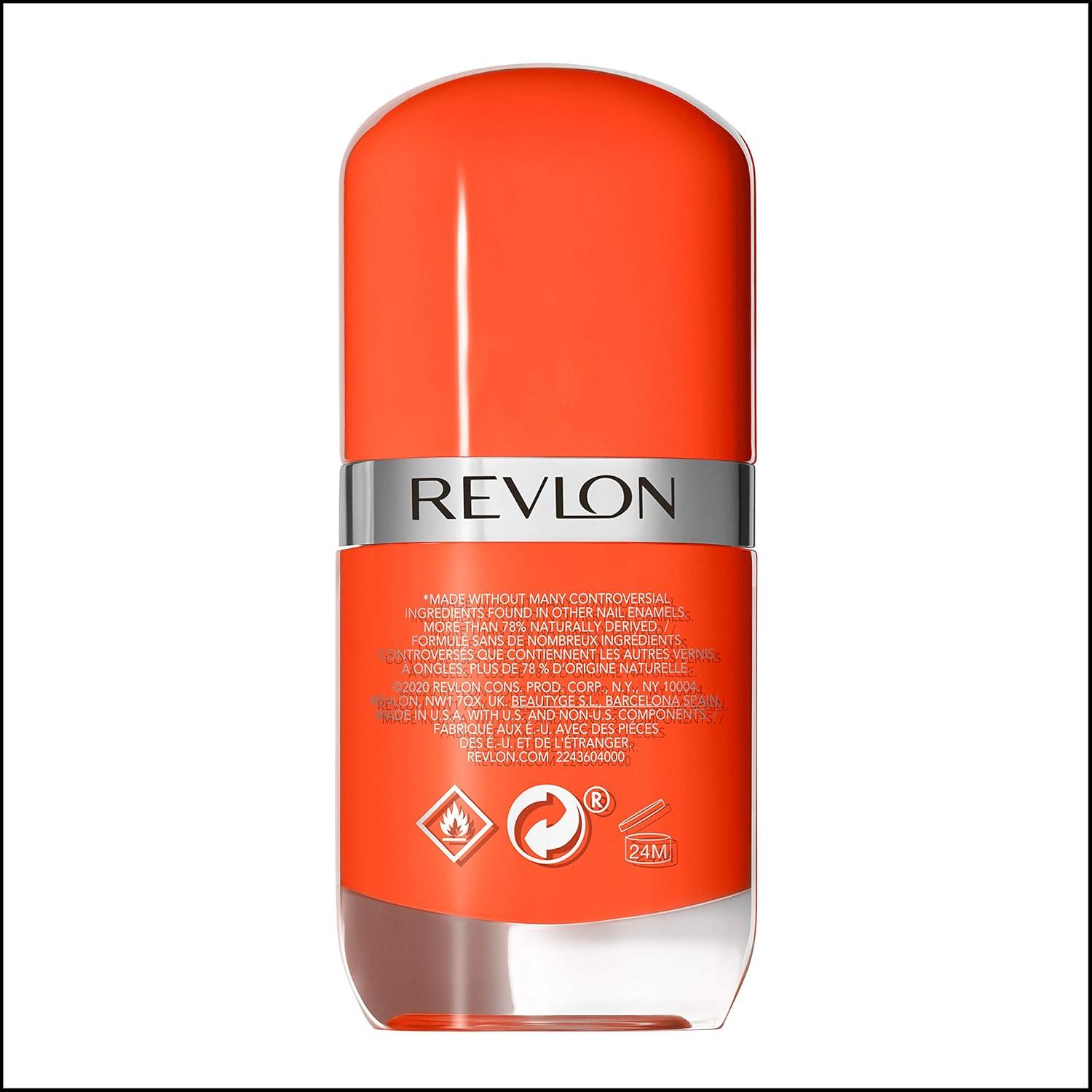 imageREVLON Ultra HD Snap Nail Color Natural Rich Glossy Polish 100 Vegan Formula No Base or Top Coat Needed 014 Red and Real 027 fl oz007 Hot Stuff