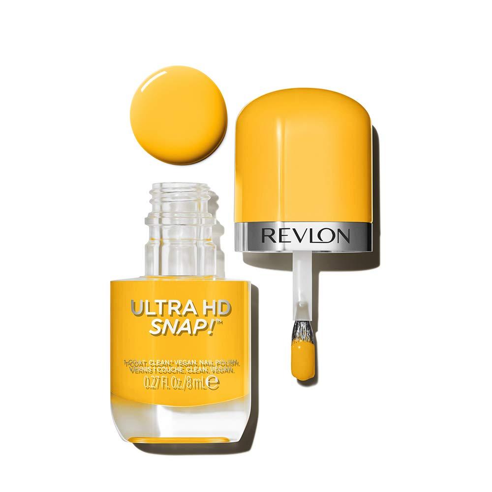 imageREVLON Ultra HD Snap Nail Color Natural Rich Glossy Polish 100 Vegan Formula No Base or Top Coat Needed 014 Red and Real 027 fl oz010 Marigold Maven