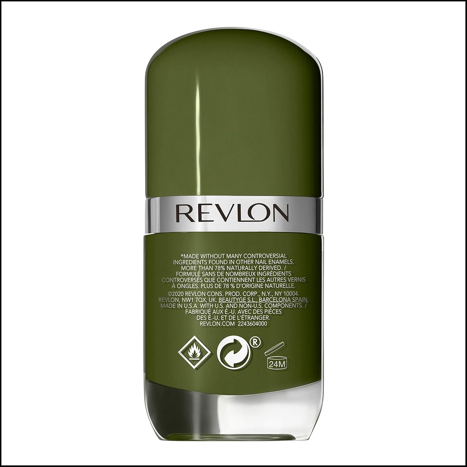 imageREVLON Ultra HD Snap Nail Color Natural Rich Glossy Polish 100 Vegan Formula No Base or Top Coat Needed 014 Red and Real 027 fl oz022 Commander In Chief