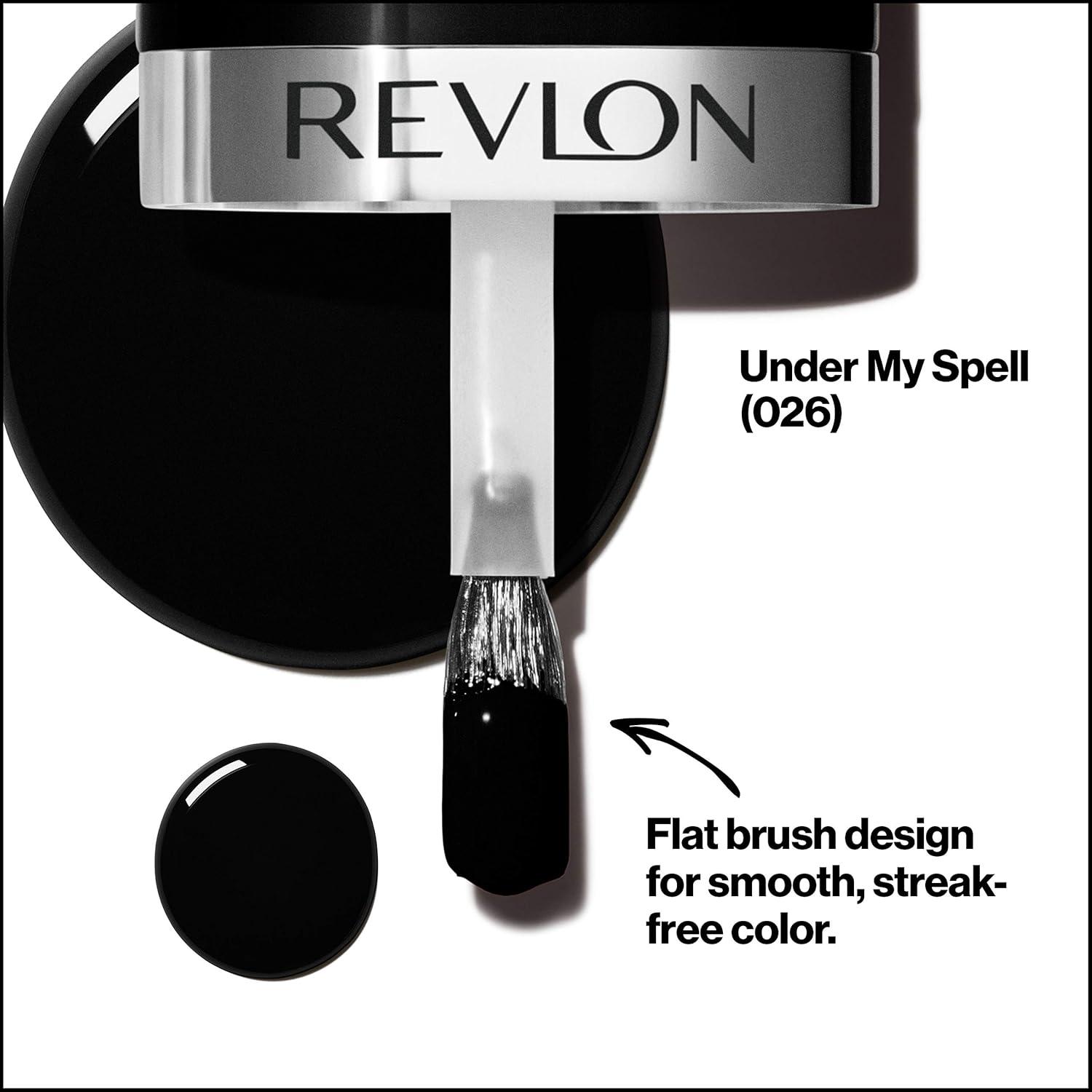 imageREVLON Ultra HD Snap Nail Color Natural Rich Glossy Polish 100 Vegan Formula No Base or Top Coat Needed 014 Red and Real 027 fl oz026 Under My Spell
