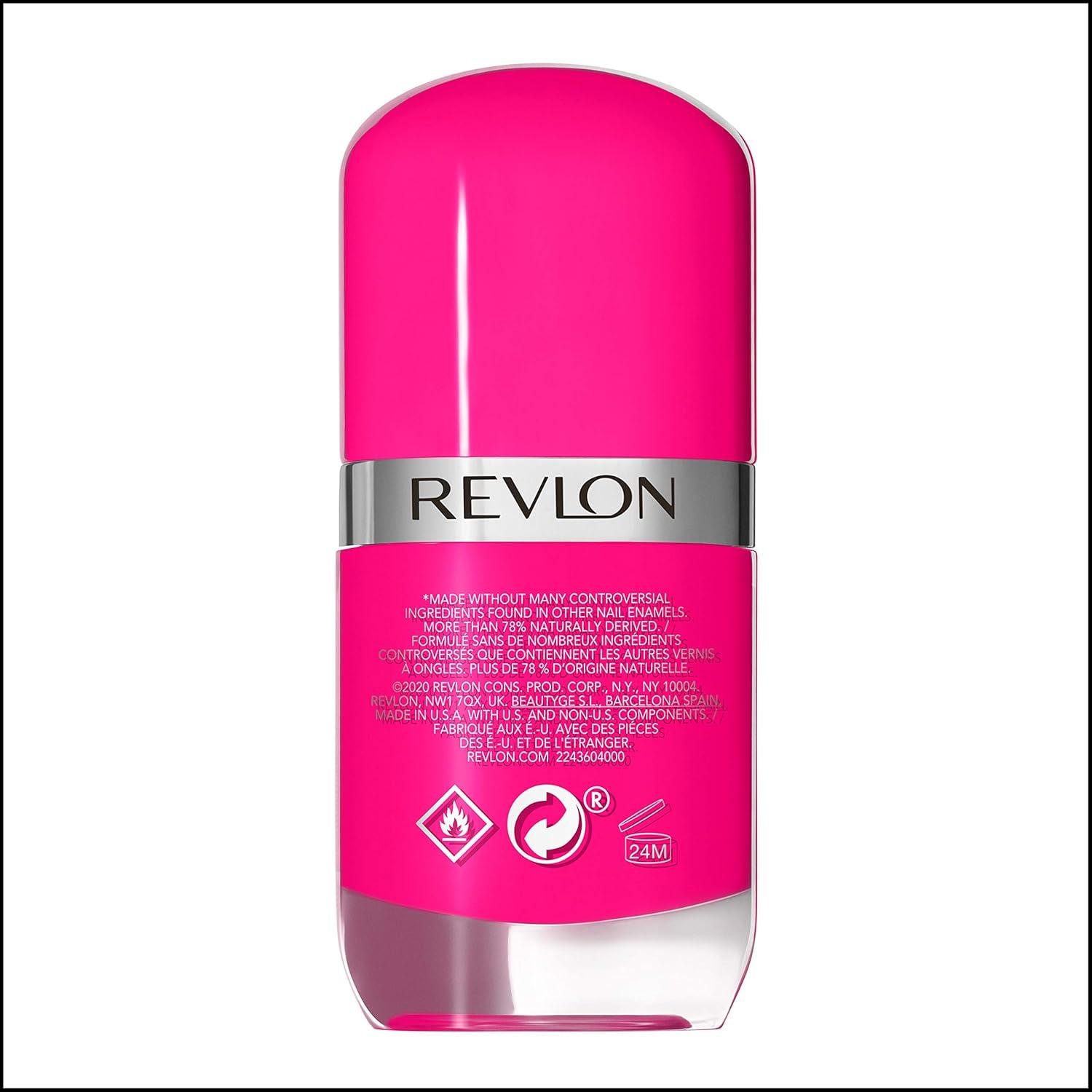 imageREVLON Ultra HD Snap Nail Color Natural Rich Glossy Polish 100 Vegan Formula No Base or Top Coat Needed 014 Red and Real 027 fl oz028 Rule The World