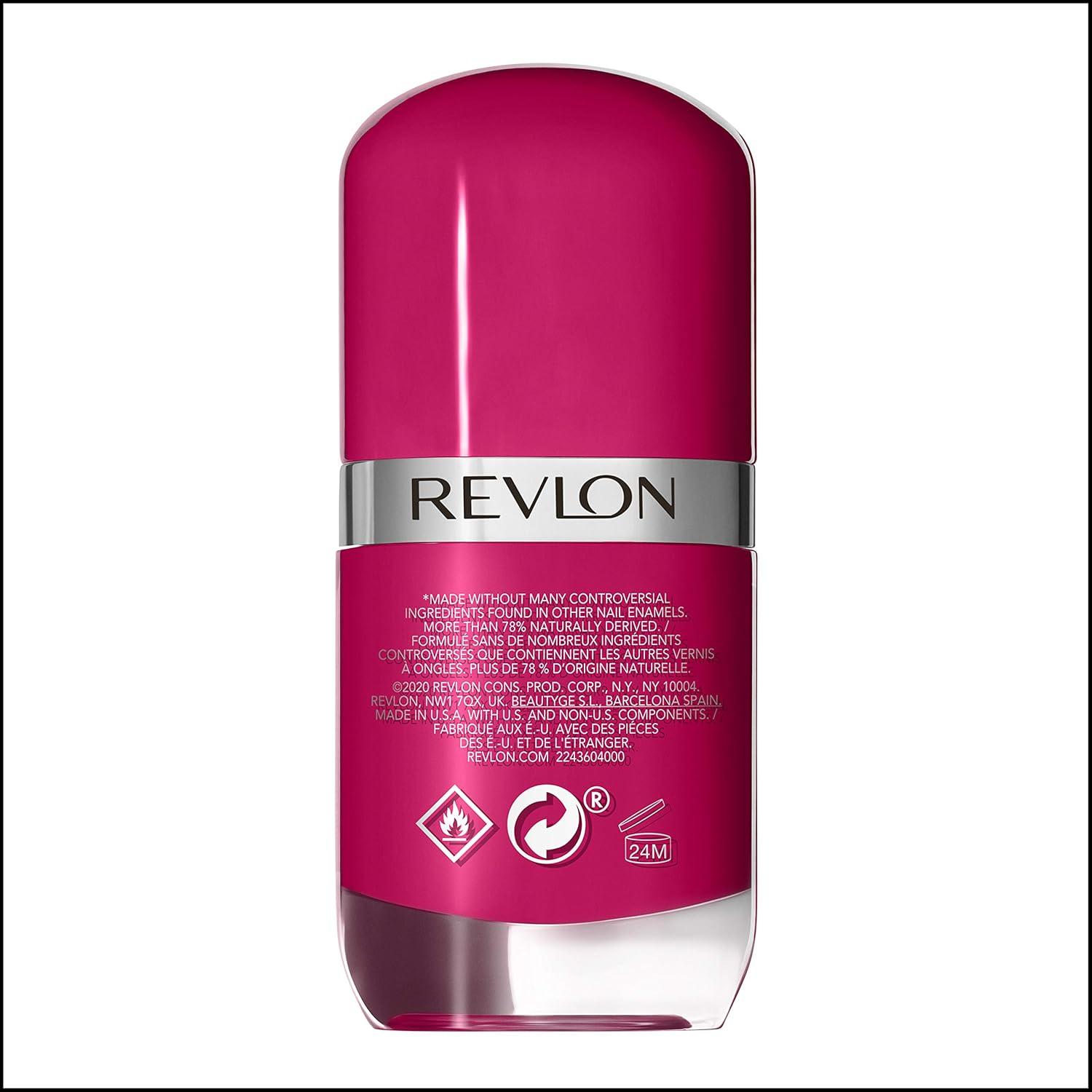 imageREVLON Ultra HD Snap Nail Color Natural Rich Glossy Polish 100 Vegan Formula No Base or Top Coat Needed 014 Red and Real 027 fl oz029 Berry Blissed