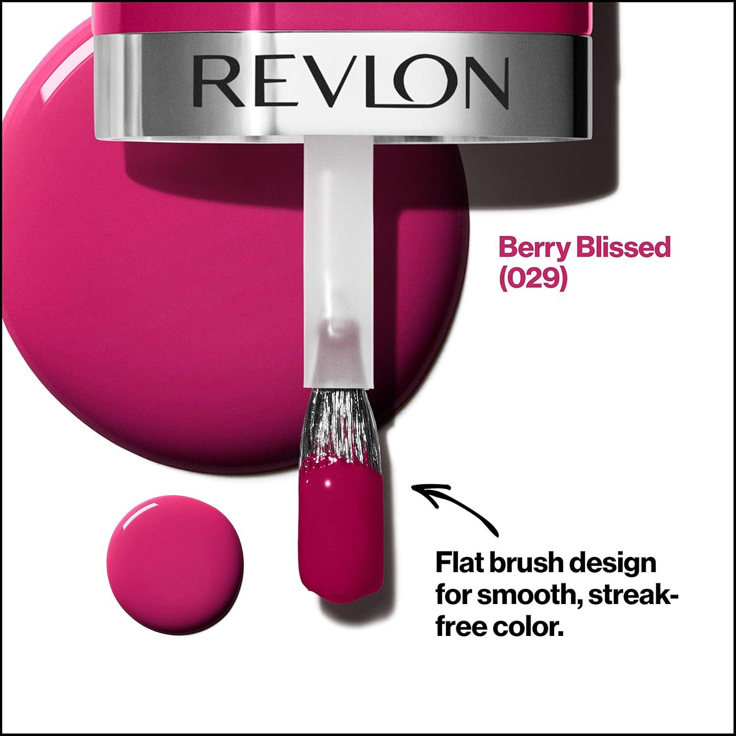 imageREVLON Ultra HD Snap Nail Color Natural Rich Glossy Polish 100 Vegan Formula No Base or Top Coat Needed 014 Red and Real 027 fl oz029 Berry Blissed