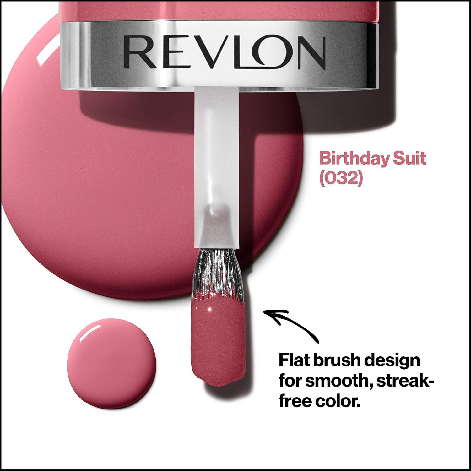imageREVLON Ultra HD Snap Nail Color Natural Rich Glossy Polish 100 Vegan Formula No Base or Top Coat Needed 014 Red and Real 027 fl oz032 Birthday Suit