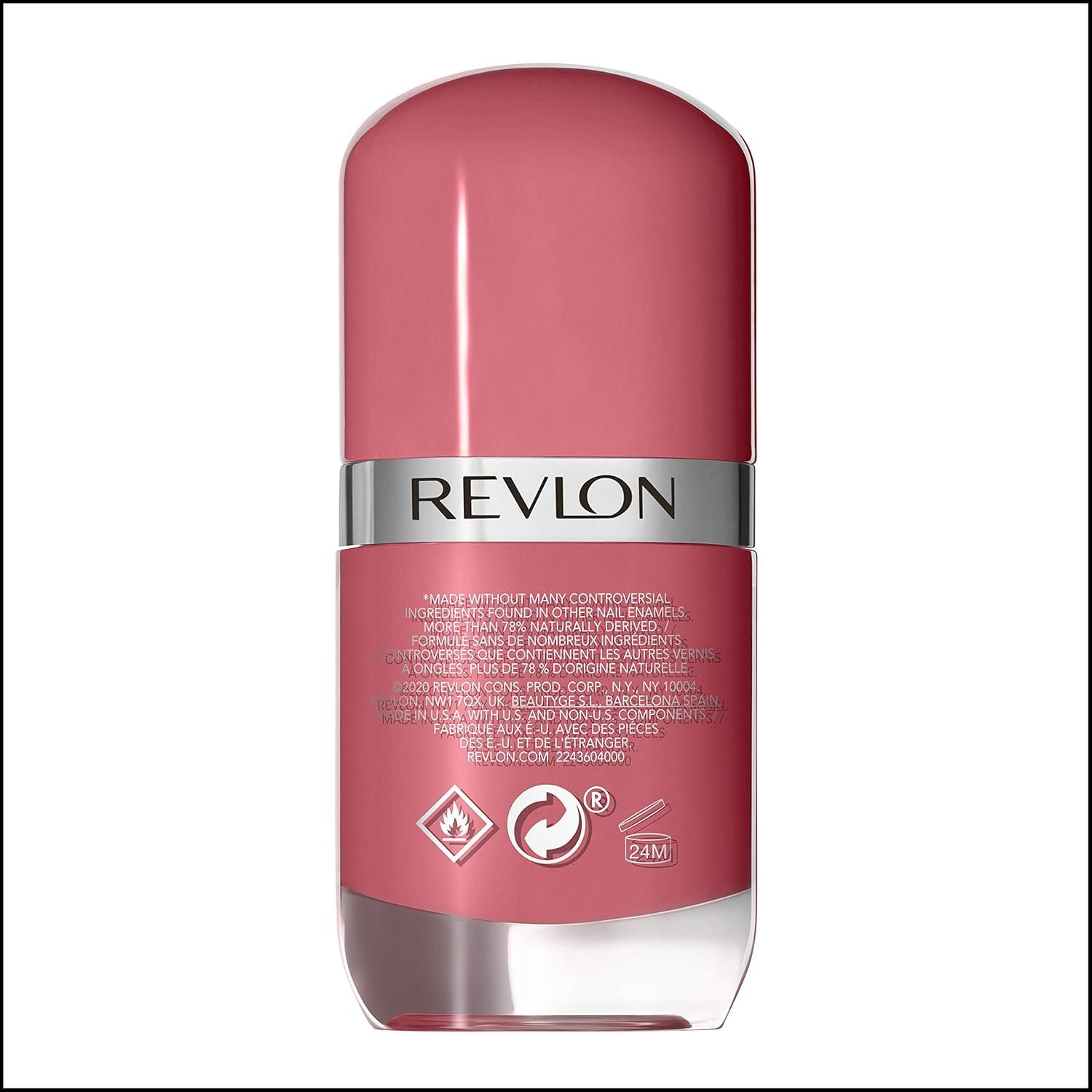 imageREVLON Ultra HD Snap Nail Color Natural Rich Glossy Polish 100 Vegan Formula No Base or Top Coat Needed 014 Red and Real 027 fl oz032 Birthday Suit