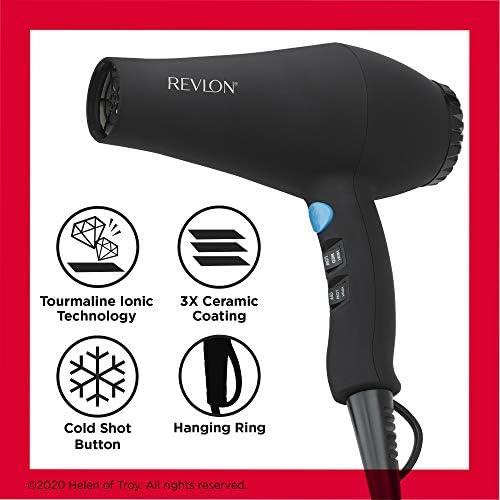 imageRevlon 1875W Smooth Brilliance AC Motor Hair Dryer For Shiny Smooth Hair1 Count Pack of 1