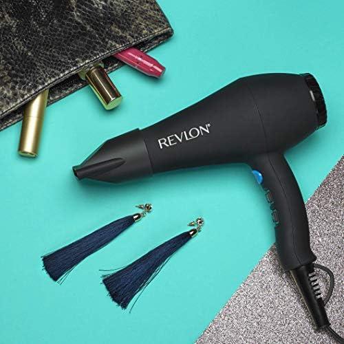 imageRevlon 1875W Smooth Brilliance AC Motor Hair Dryer For Shiny Smooth Hair1 Count Pack of 1