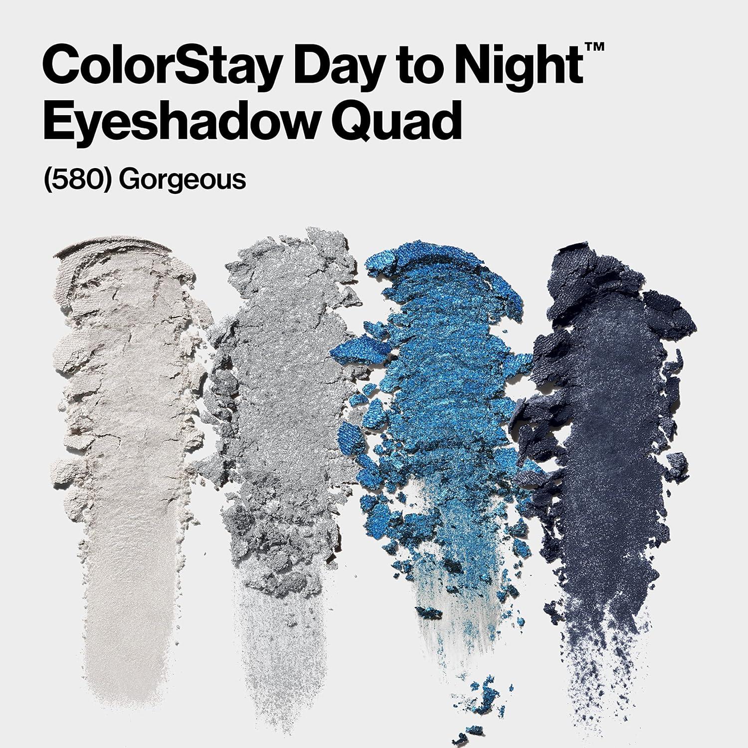 imageRevlon ColorStay Day to Night Eyeshadow Quad Longwear Shadow Palette with Transitional Shades and Buttery Soft Feel Crease ampamp Smudge Proof 505 Decadent 016 Oz580 Gorgeous
