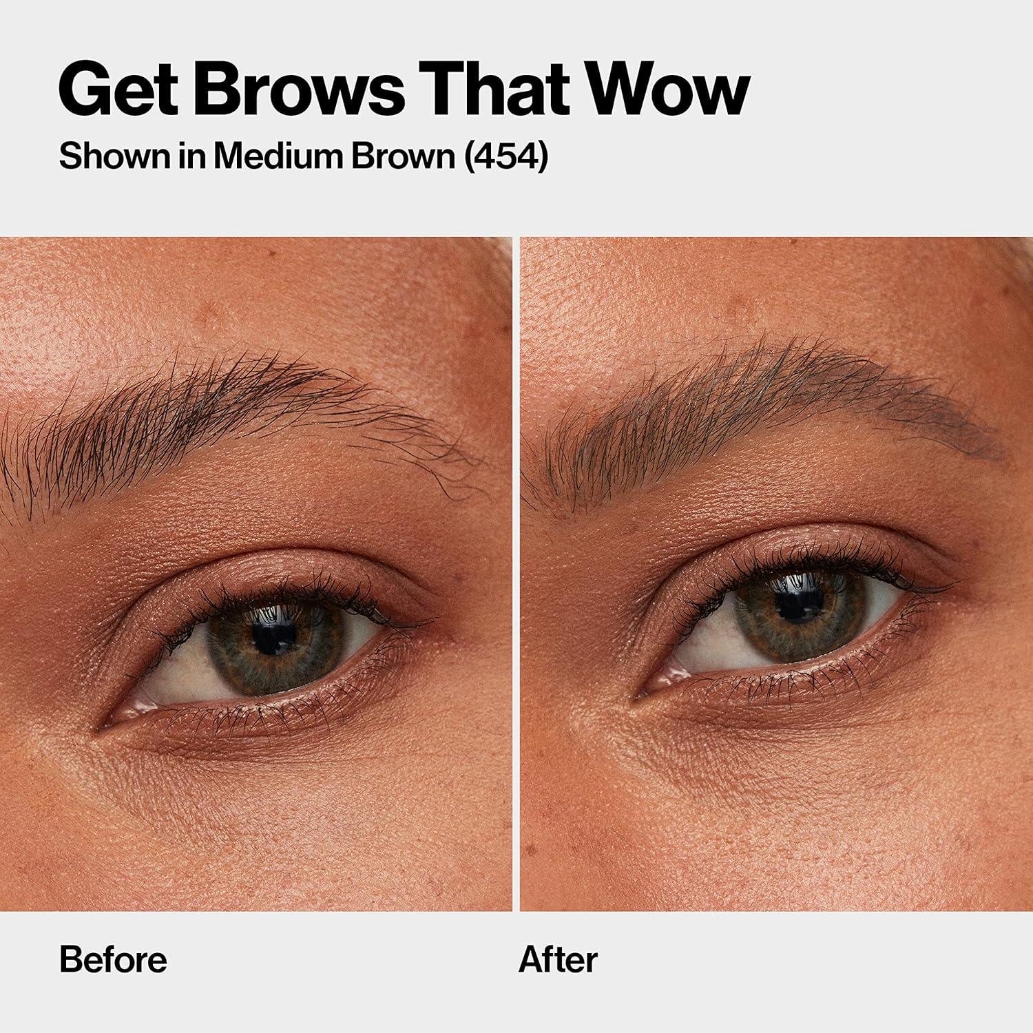 imageRevlon ColorStay Micro Eyebrow Pencil with Built In Spoolie Brush Infused with Argan and Marula Oil Waterproof Smudgeproof 451 Ash Blonde 0003 ozMedium Brown