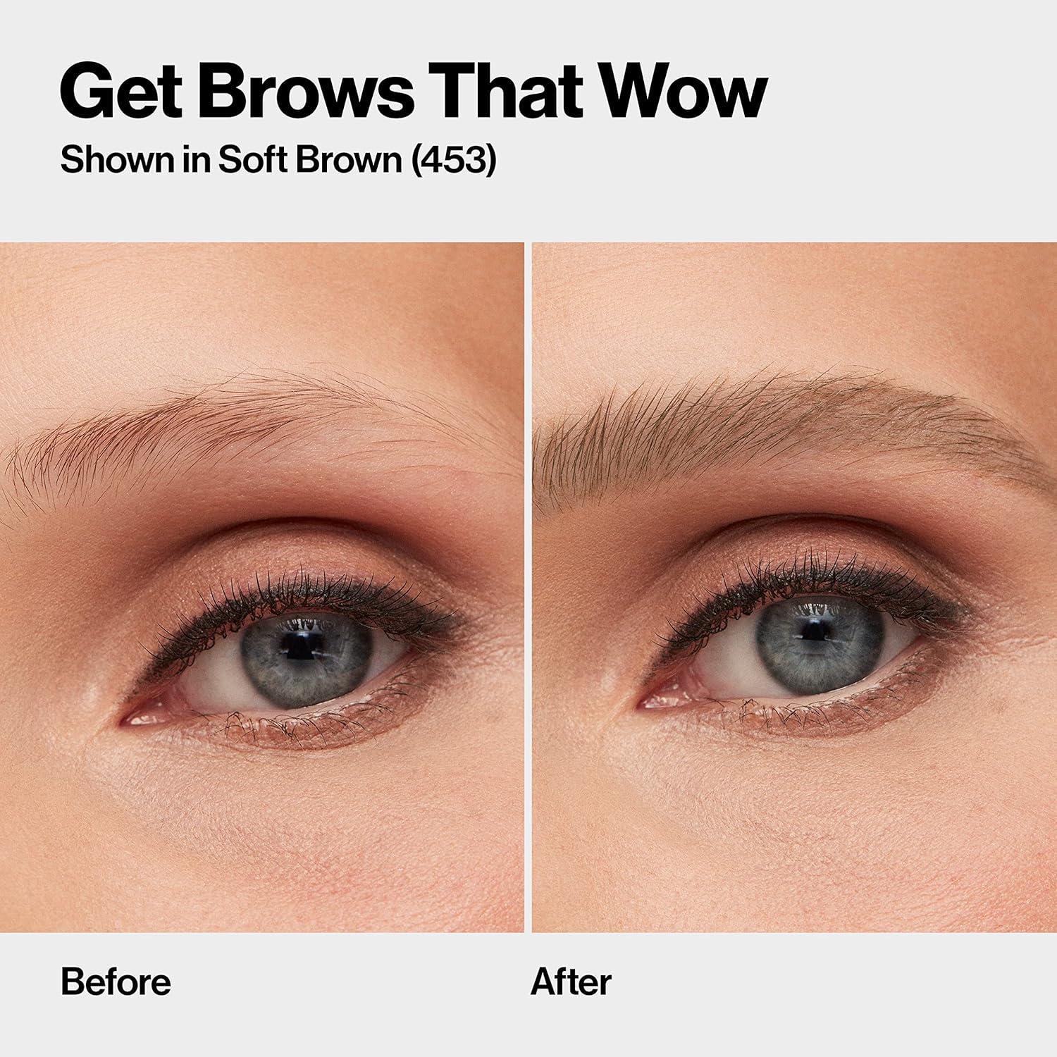 imageRevlon ColorStay Micro Eyebrow Pencil with Built In Spoolie Brush Infused with Argan and Marula Oil Waterproof Smudgeproof 451 Ash Blonde 0003 ozSoft Brown