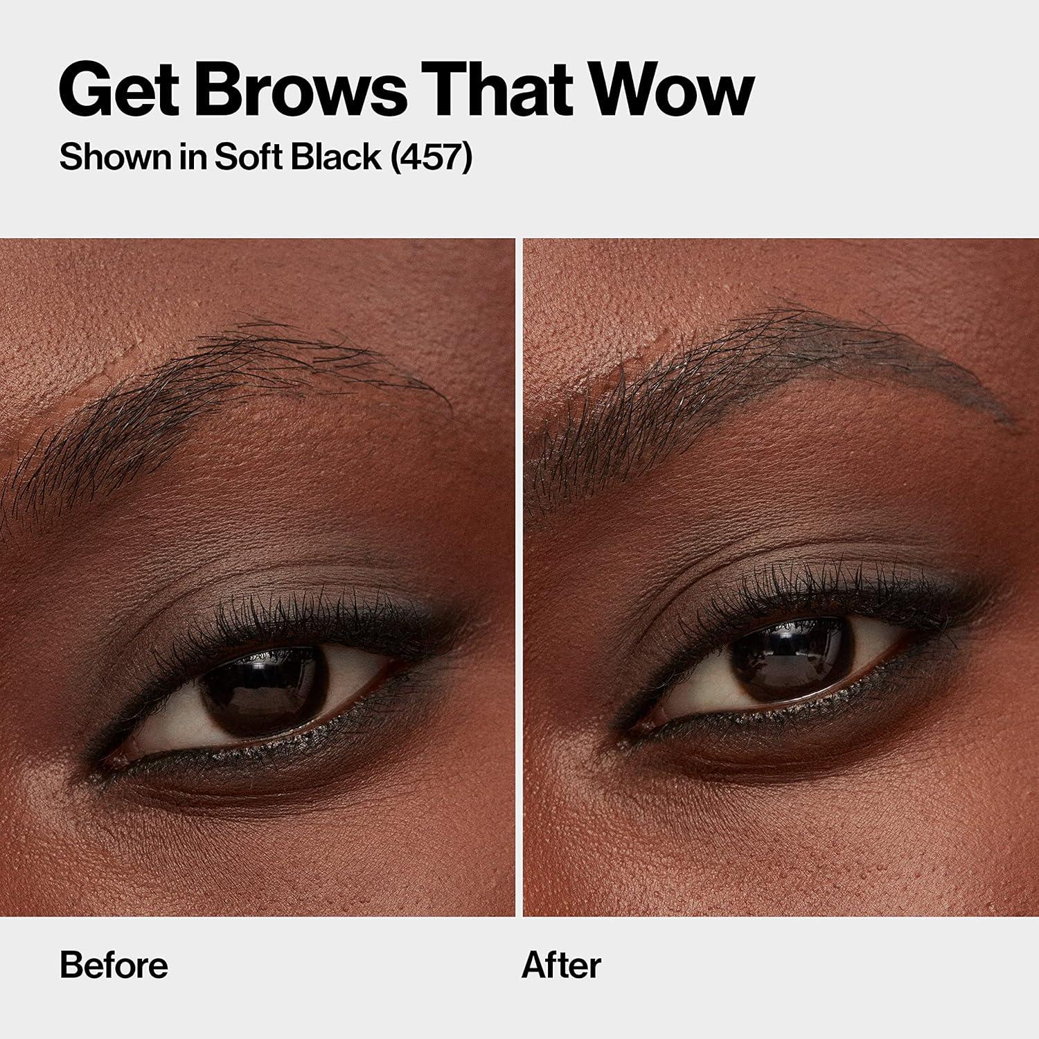 imageRevlon ColorStay Micro Eyebrow Pencil with Built In Spoolie Brush Infused with Argan and Marula Oil Waterproof Smudgeproof 451 Ash Blonde 0003 ozSoft Black