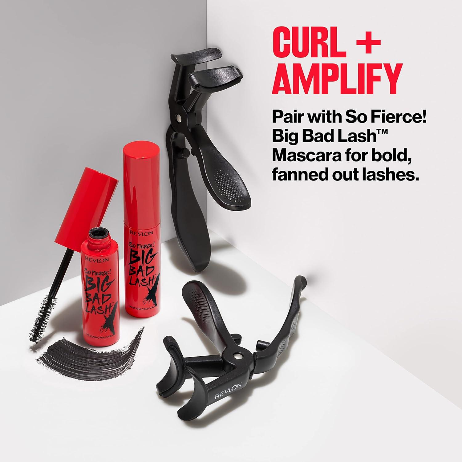 imageRevlon Comfort and Control Eyelash Curler Easy to Use with Storage for Refill Pads