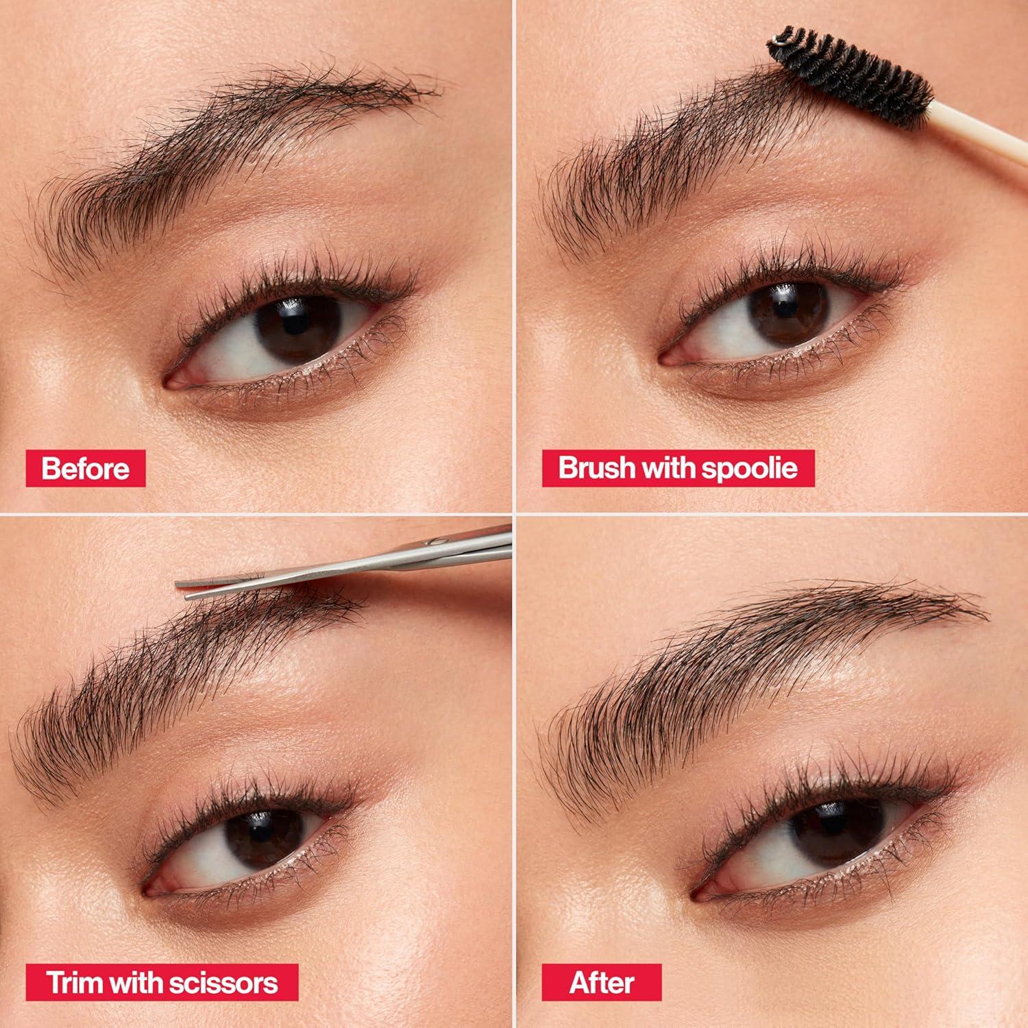 imageRevlon Designer Series Brow Set Trimming and Shaping Eyebrow Kit with Scissors and Spoolie Brush Easy to Use at Home or on The Go 1 Count