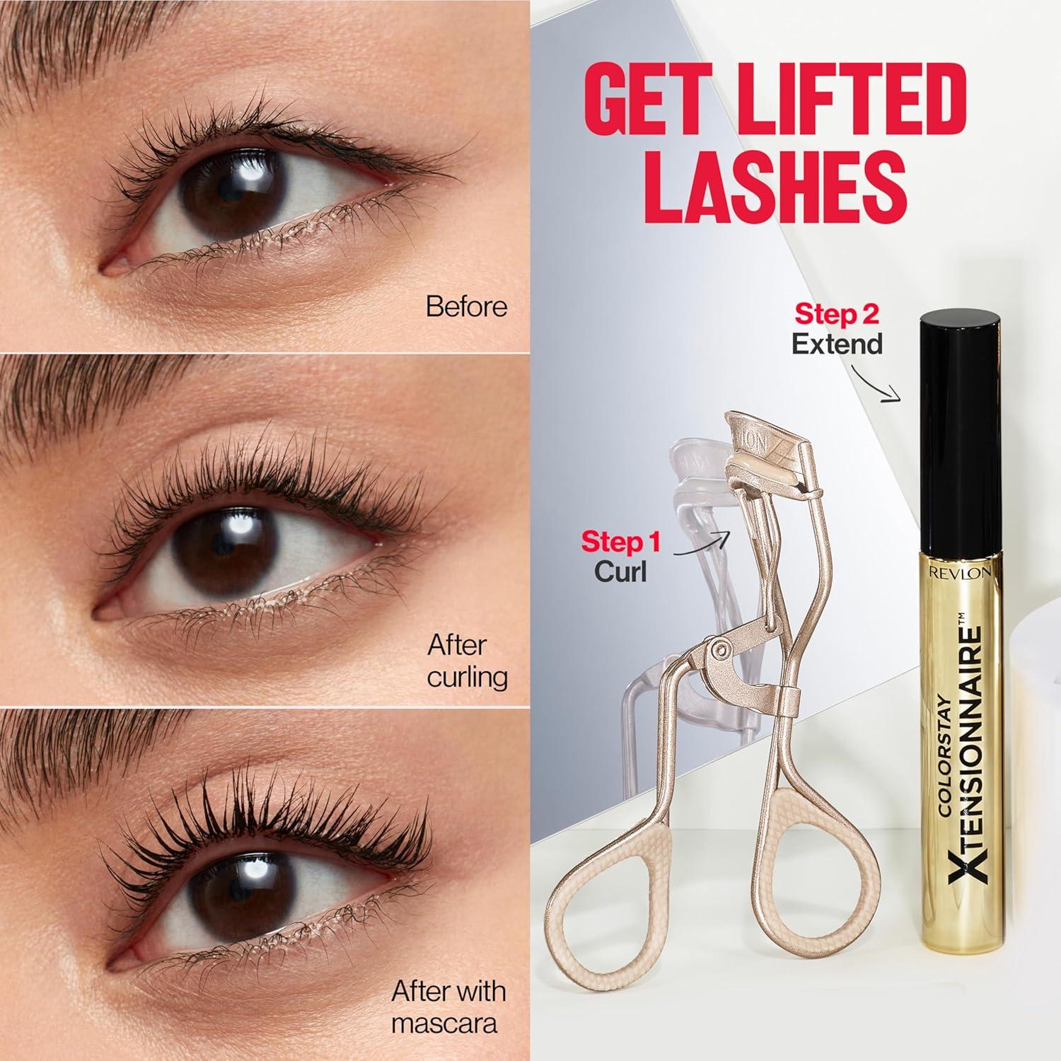 imageRevlon Designer Series Lash Curler Eyelash Lift for an Eye Opening Look with Finger Grips for a Non Slip Grip Easy to Use 1 Count