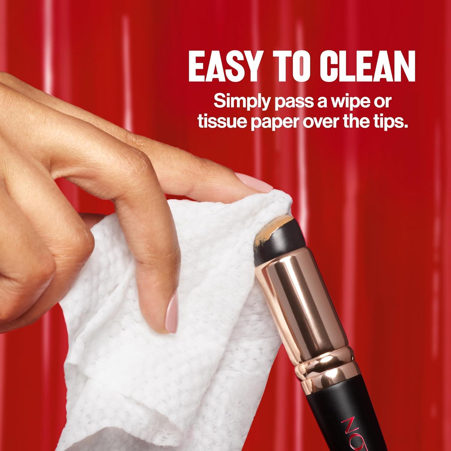 imageRevlon Dual Ended Jelly Makeup Blender Tool Silicone Makeup Applicator for Blush Bronzer Concealer Contour Eyes and Lips 1 count