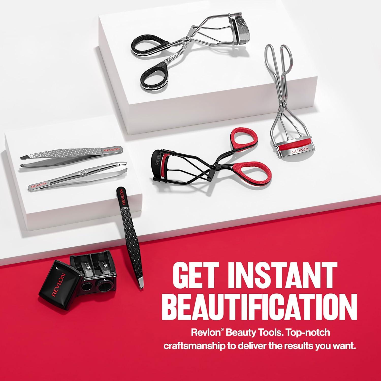 imageRevlon Extra Curl Lash Curler Gives an All Day Dramatic Curl with Finger Grips for a Non Slip Grip Easy to Use 1 Count