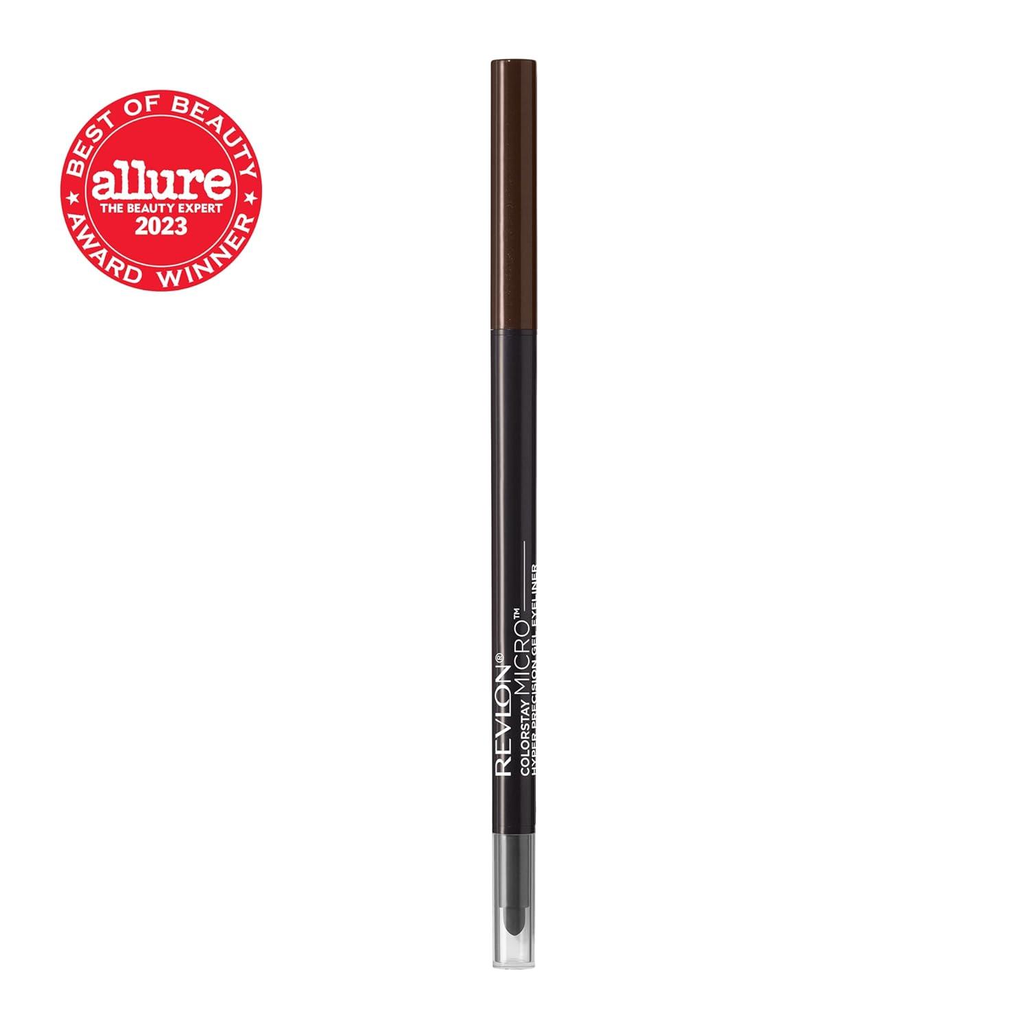 imageRevlon Gel Eyeliner ColorStay Micro Hyper Precision Eye Makeup with Builtin Smudger Waterproof Longwearing with Micro Precision Tip 215 Brown 0002 ozBrown