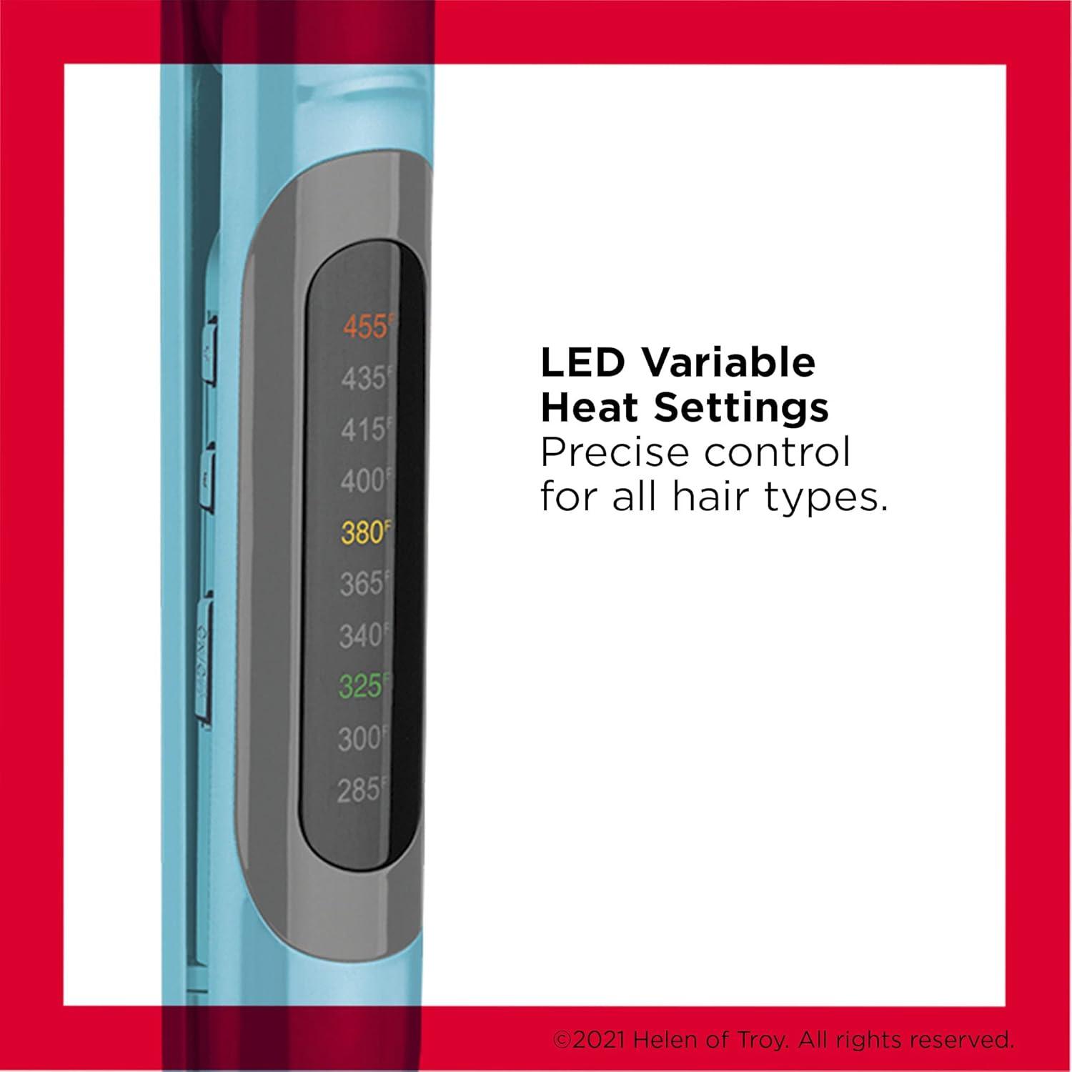 imageRevlon Lasting Brilliance Digital Hair Flat Iron Fast Smooth and Shiny Styling 1 in1 inch