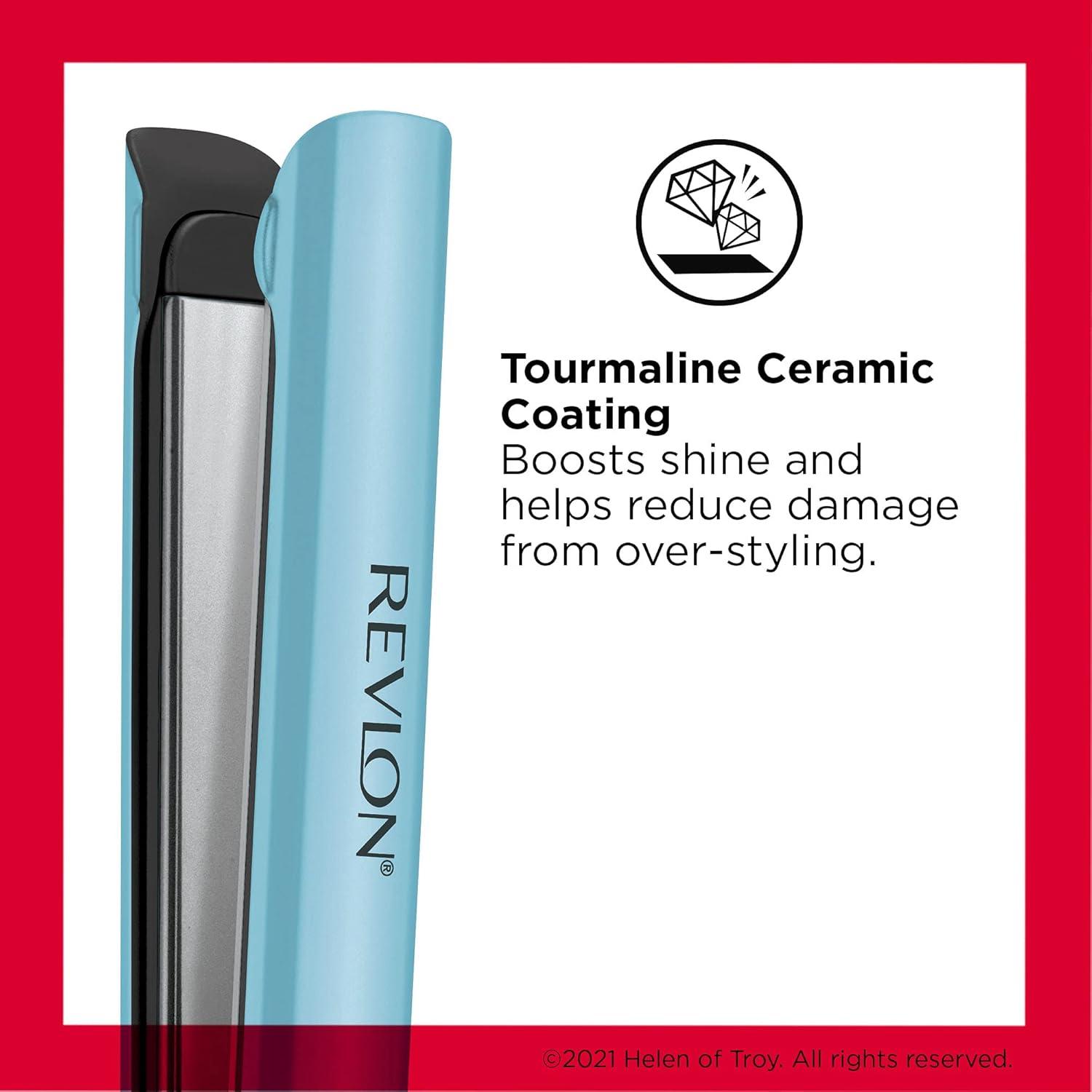 imageRevlon Lasting Brilliance Digital Hair Flat Iron Fast Smooth and Shiny Styling 1 in1 inch