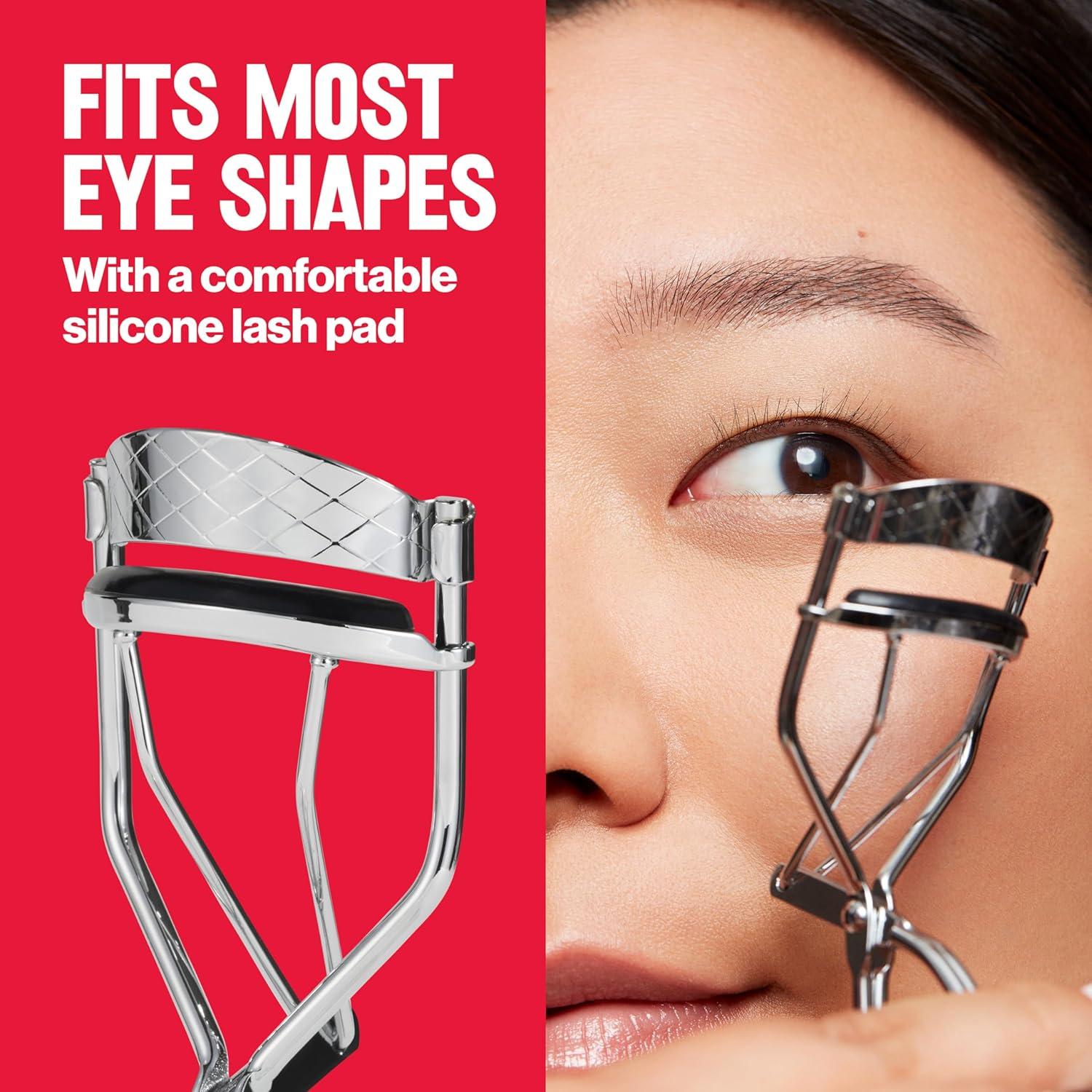 imageRevlon Natural Curl Lash Curler Gives a Natural Eyelash Lift with Finger Grips for a Non Slip Grip Easy to Use 1 Count