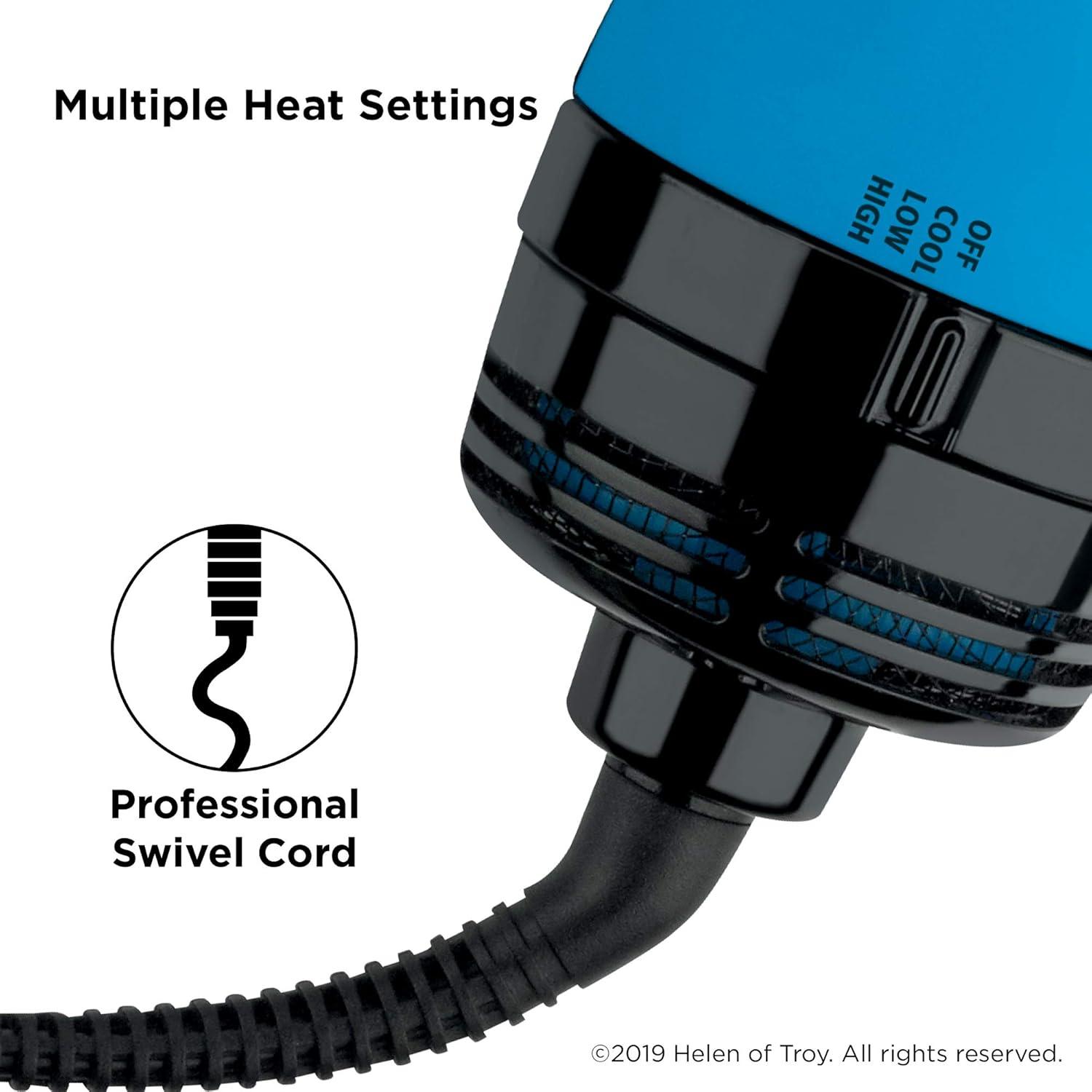 imageRevlon One Step Hair Dryer And Volumizer Hot Air Brush BlueBlue Volumizer