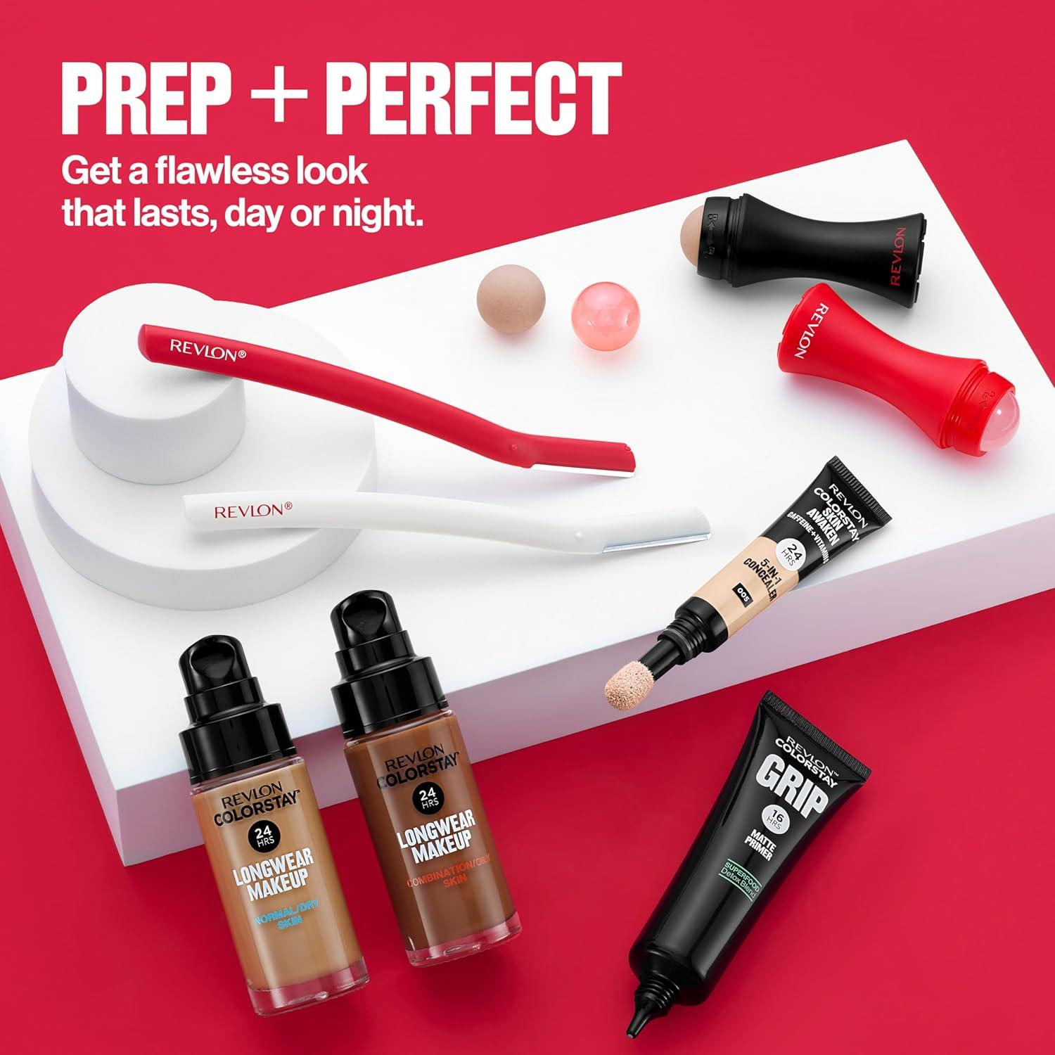 imageRevlon Skin Reviving Roller with Rose Quartz for AllDay Facial Reviving ampamp Brightening Compact ampamp Reusable Gentle on Skin 1 count