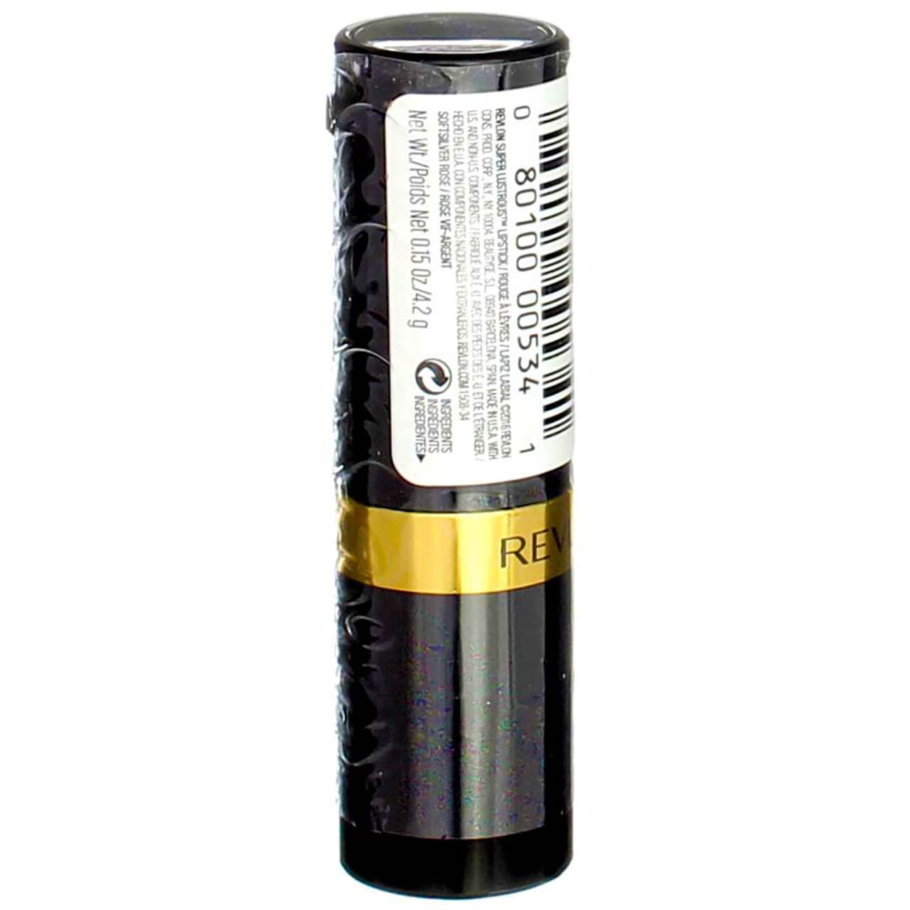 imageRevlon Super Lustrous Lipstick Softsilver Rose 430 015 oz Pack of 4