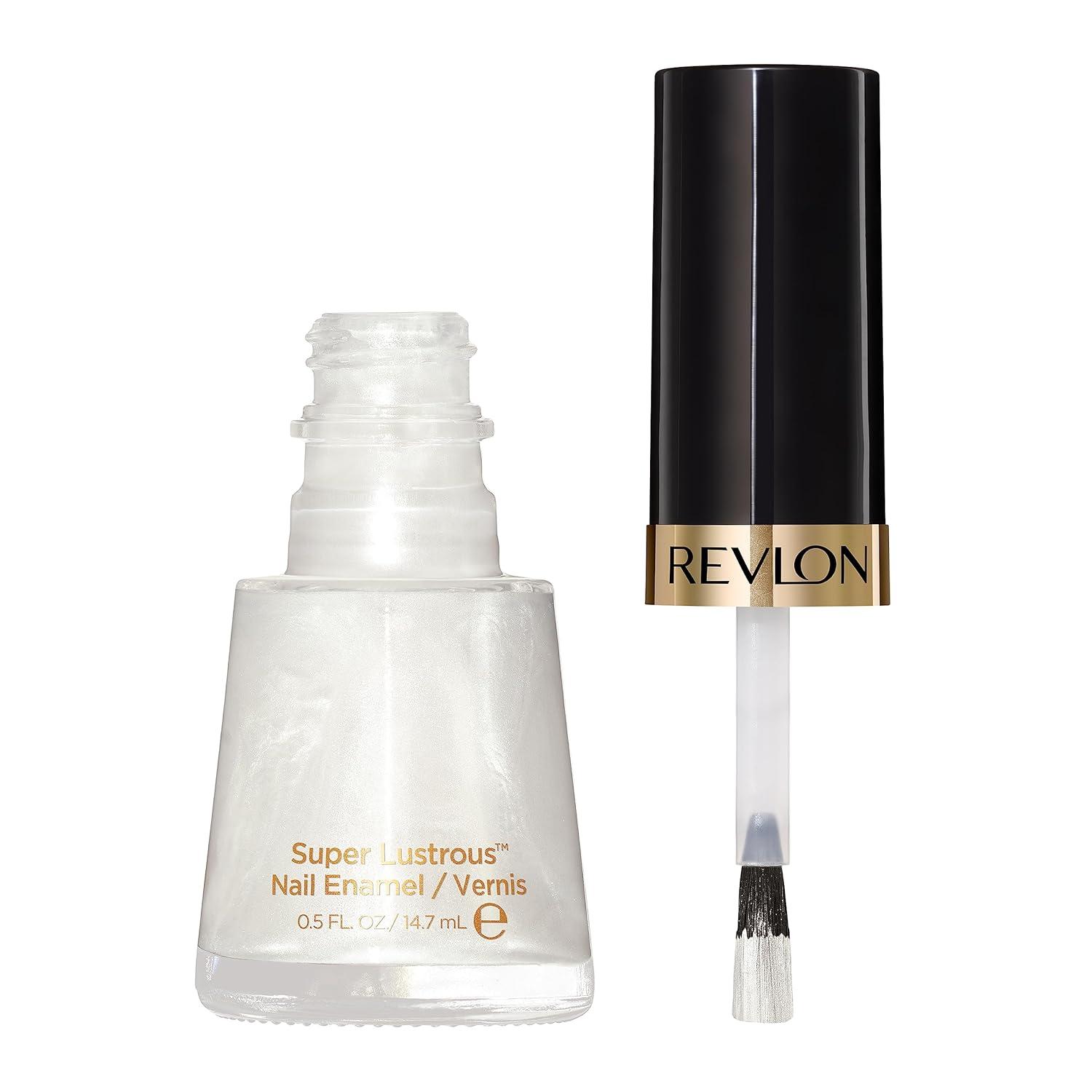 imageRevlon Super Lustrous Nail Polish ChipResistant ampamp Longwear Formula High Shine Finish 723 Electric 05 fl oz020 Pure Pearl