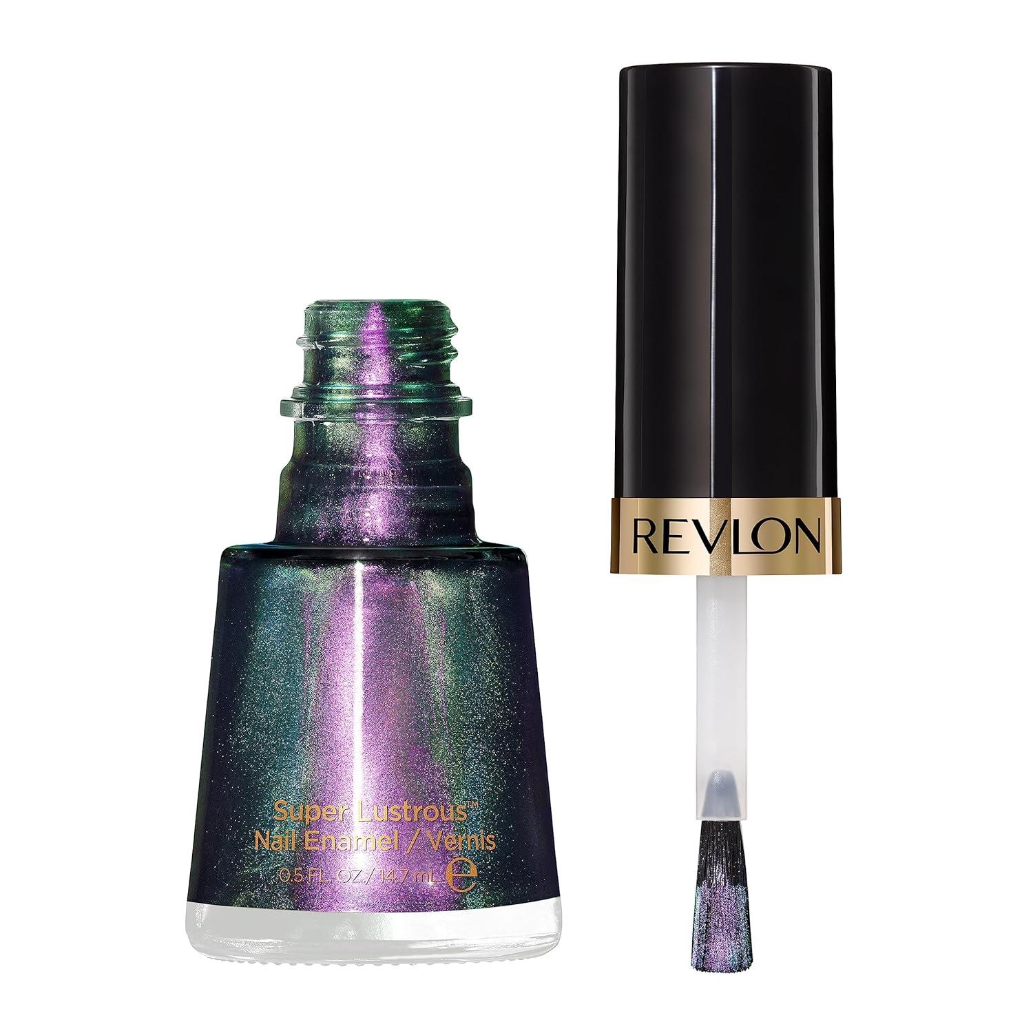 imageRevlon Super Lustrous Nail Polish ChipResistant ampamp Longwear Formula High Shine Finish 723 Electric 05 fl oz120 Amethyst Smoke