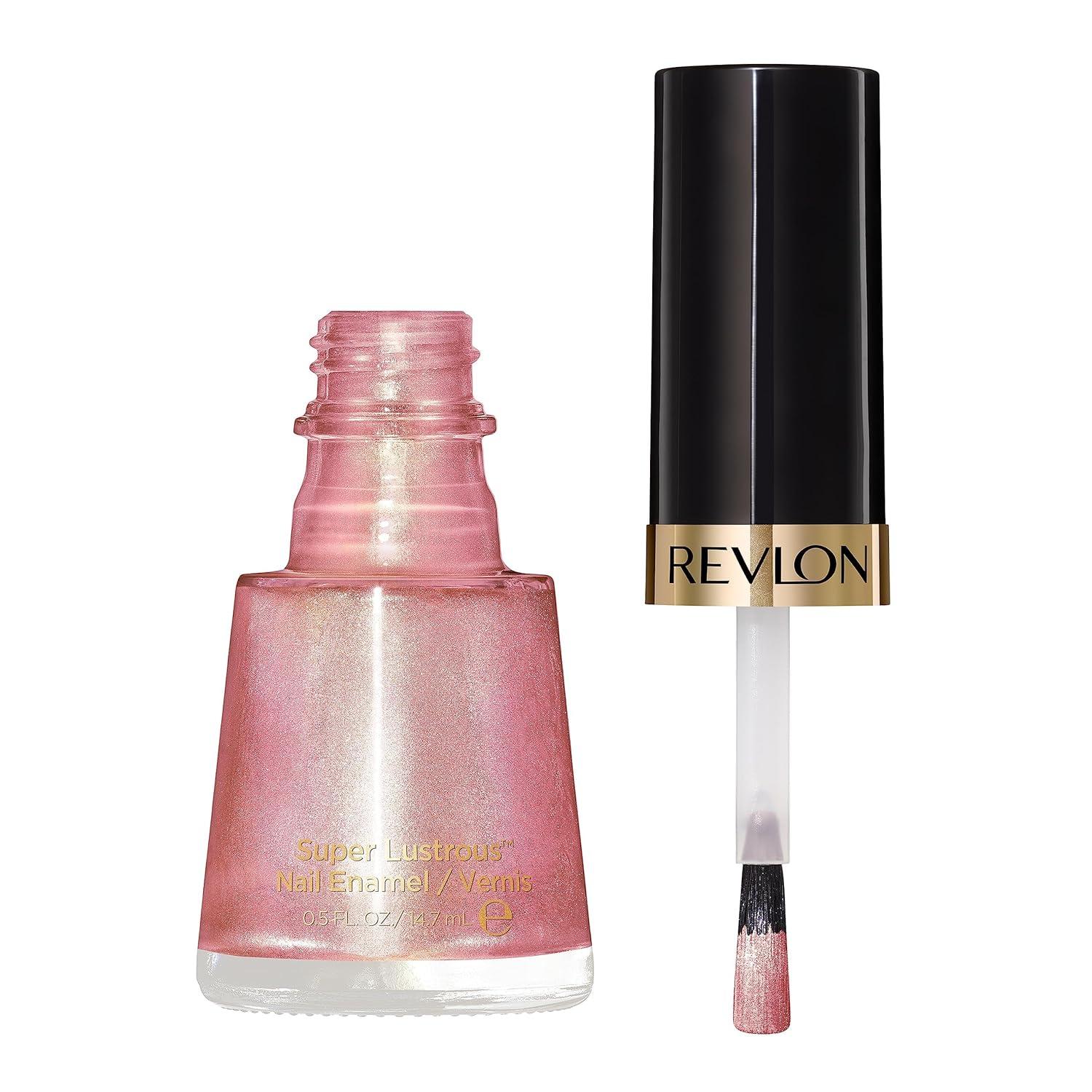 imageRevlon Super Lustrous Nail Polish ChipResistant ampamp Longwear Formula High Shine Finish 723 Electric 05 fl oz125 Blushing