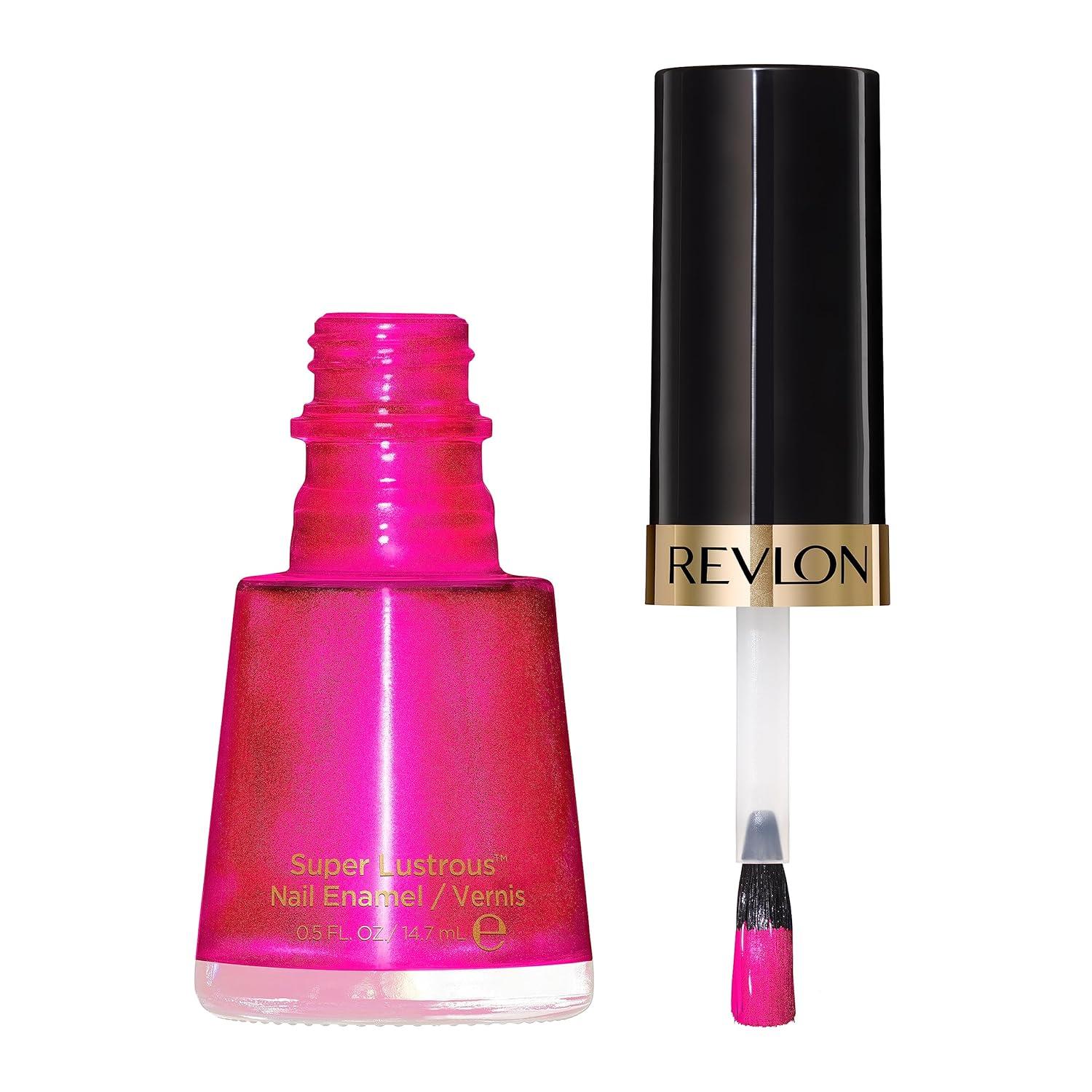 imageRevlon Super Lustrous Nail Polish ChipResistant ampamp Longwear Formula High Shine Finish 723 Electric 05 fl oz723 Electric