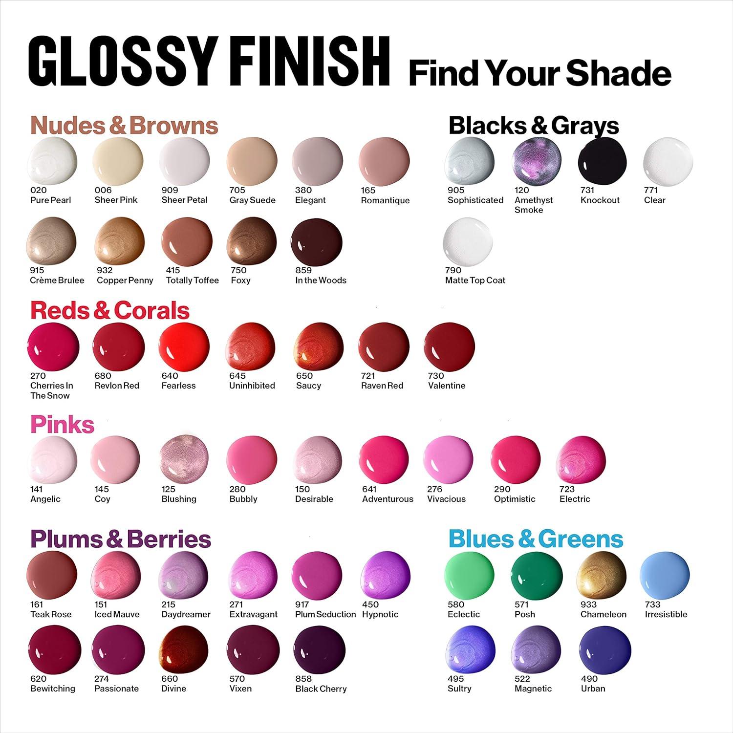 imageRevlon Super Lustrous Nail Polish ChipResistant ampamp Longwear Formula High Shine Finish 771 Clear 05 fl oz165 Romantique