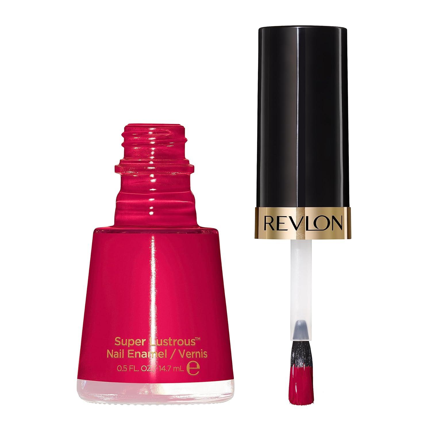 imageRevlon Super Lustrous Nail Polish ChipResistant ampamp Longwear Formula High Shine Finish 771 Clear 05 fl oz270 Cherries In The Snow