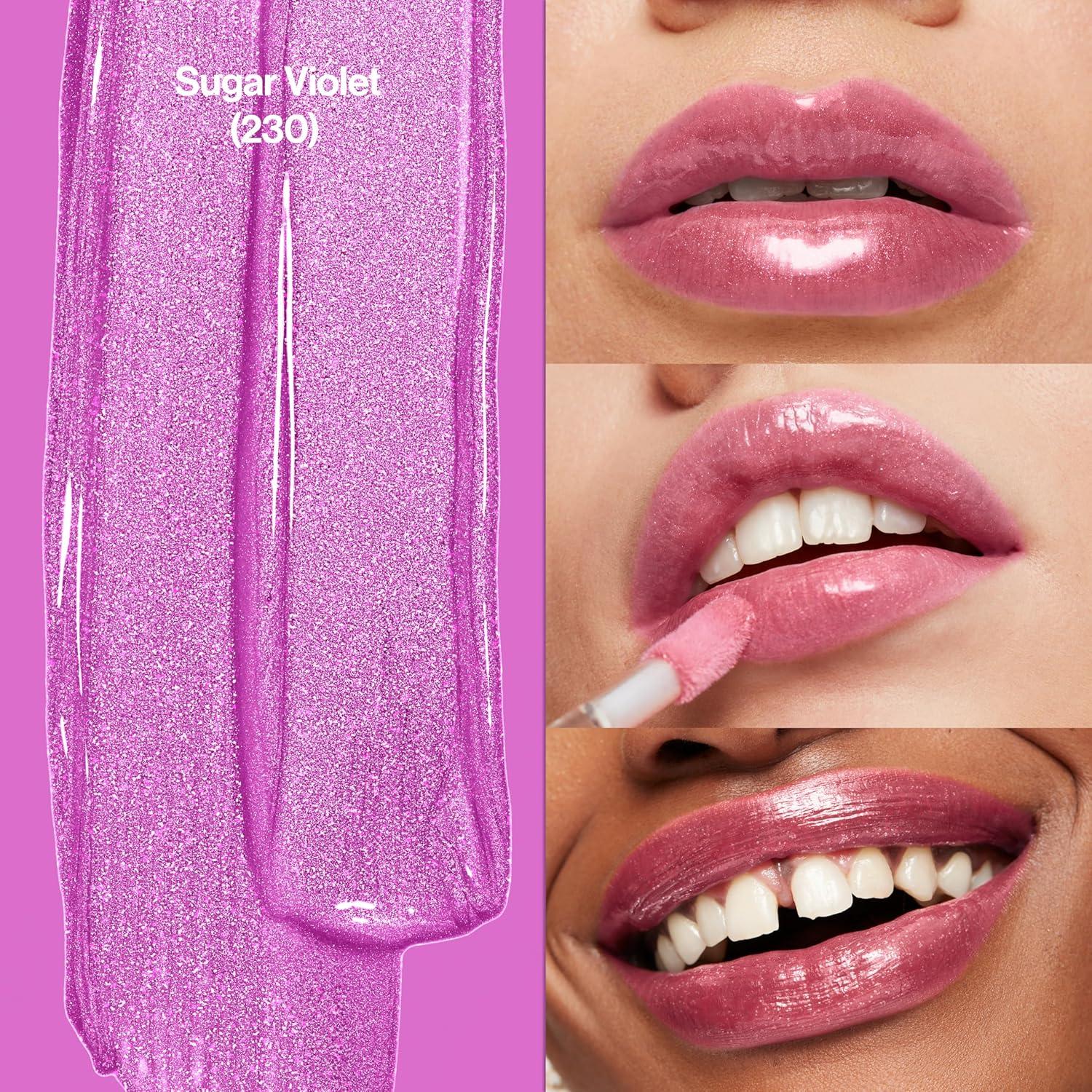 imageRevlon Super Lustrous The Gloss 5 Piece Lipgloss Gift Set Nonsticky High Shine Color in Cream ampamp Pearl Finishes Pack of 5 075 Fl Oz230 Sugar Violet