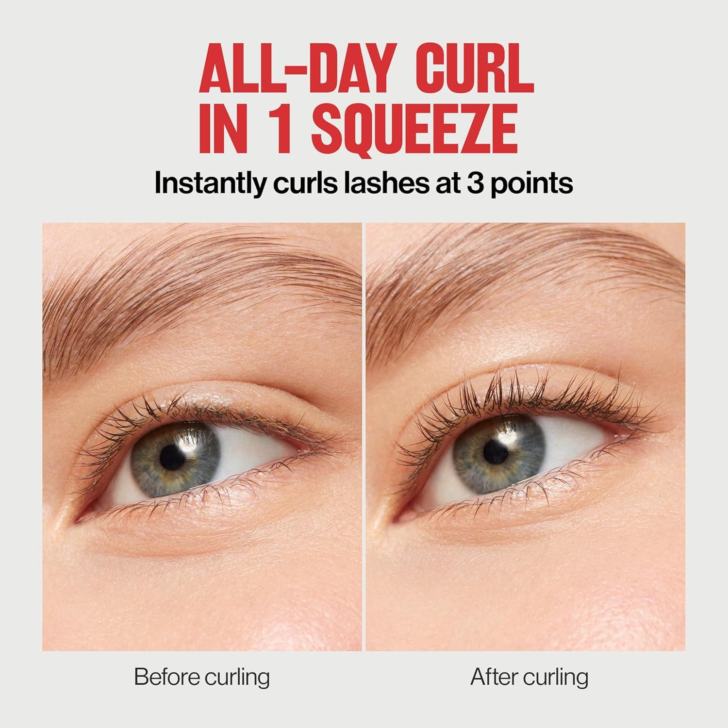 imageRevlon TripleStepped Lash Curler Eyelash Lift For a SuperCurled Look in One Squeeze 3Tiered Pads for Gentle TugFree Curling 1 CountEyelash Curler