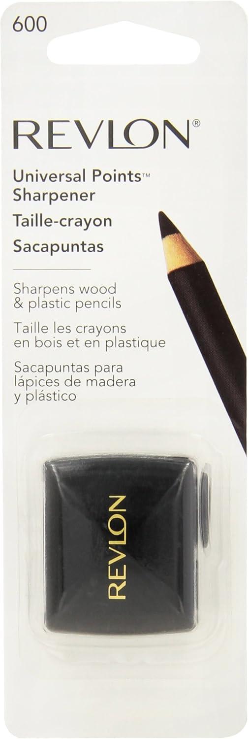 imageRevlon Universal Points Sharpener Makeup Sharpener for Wooden and Plastic Makeup Pencils Fits Small to Large Pencils Easy to Clean 2 PackPack of 2