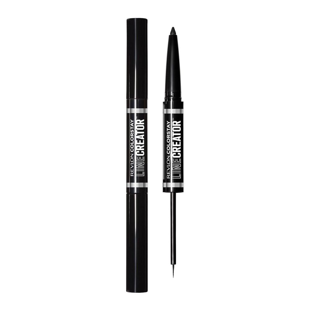 imageREVLON Liquid Eyeliner ampamp Smoky Kohl Pencil ColorStay Line Creator Eye Makeup Waterproof ampamp Transferproof Blackout 0004 oz151 Blackout