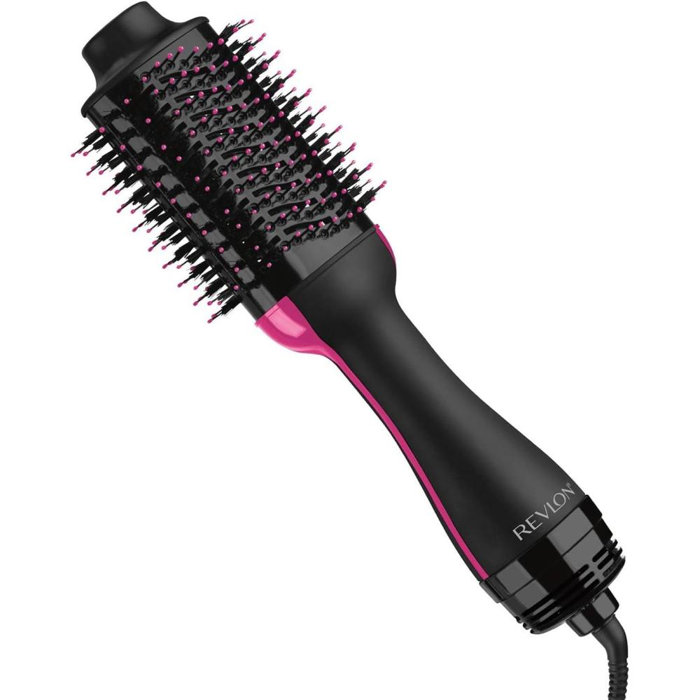 imageREVLON One Step Volumizer PLUS Hair Dryer and Styler More Volume Less Damage and More Styling Control for Easy and Fast SalonStyle Blowouts Plus Travel Friendly BlackBlack