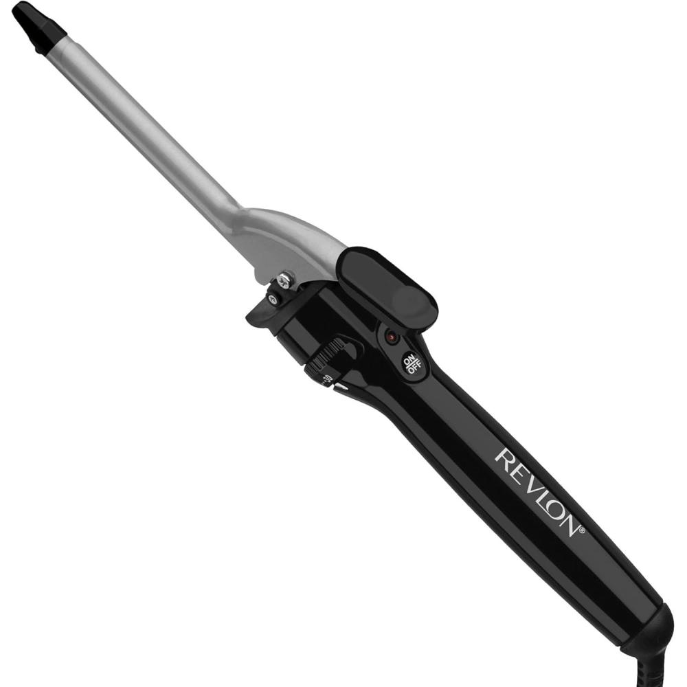 imageREVLON Perfect Heat Ceramic Curling Iron Brush Black 34quotCeramic