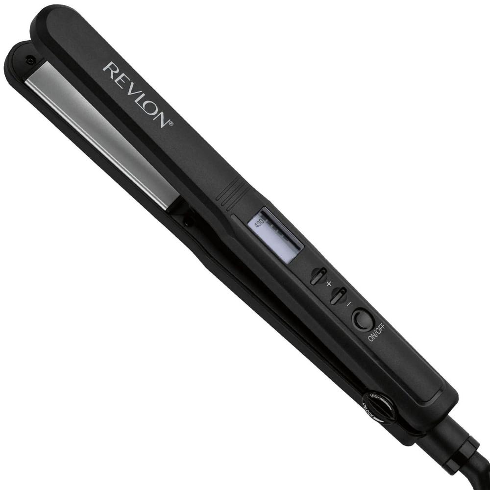 imageREVLON Perfect Heat Ceramic Digital Flat Iron 1 inch1 Count Pack of 1