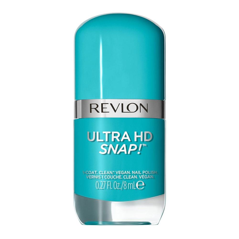 imageREVLON Ultra HD Snap Nail Color Natural Rich Glossy Polish 100 Vegan Formula No Base or Top Coat Needed 014 Red and Real 027 fl oz004 Blue My Mind