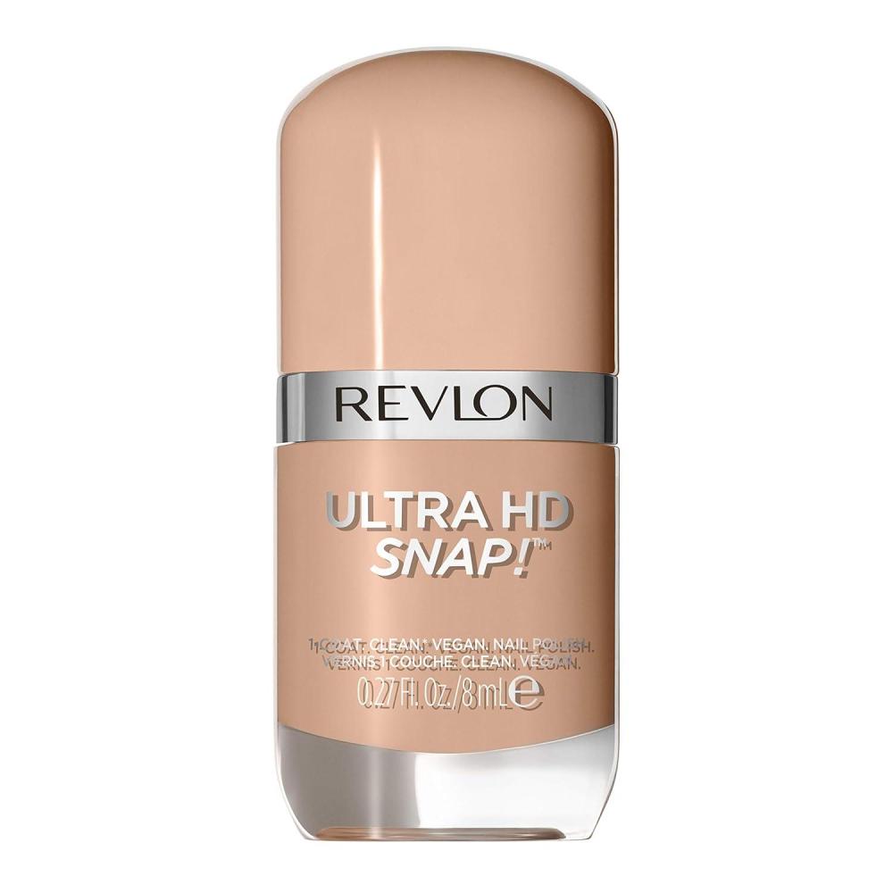 imageREVLON Ultra HD Snap Nail Color Natural Rich Glossy Polish 100 Vegan Formula No Base or Top Coat Needed 014 Red and Real 027 fl oz012 Driven