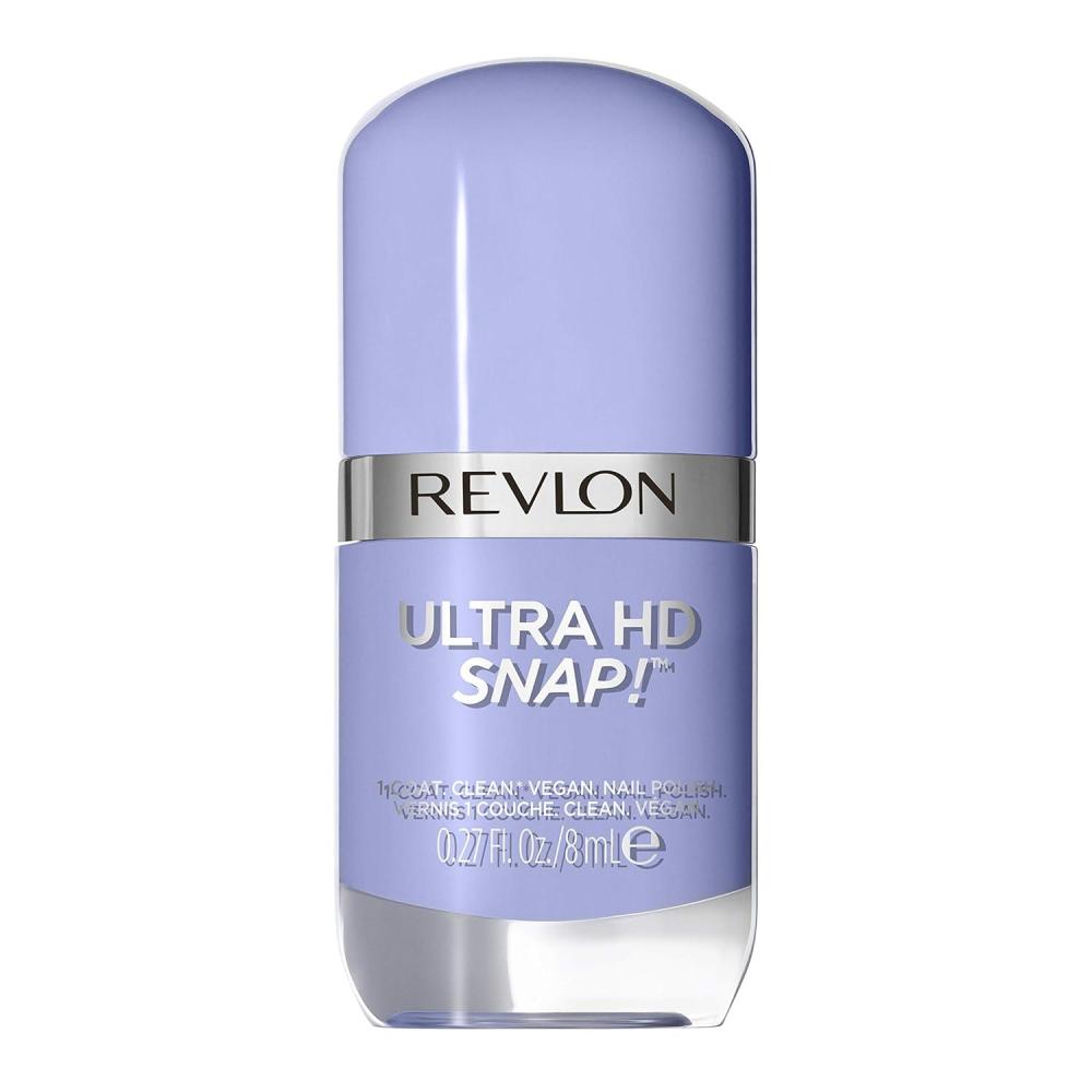 imageREVLON Ultra HD Snap Nail Color Natural Rich Glossy Polish 100 Vegan Formula No Base or Top Coat Needed 014 Red and Real 027 fl oz016 Get Real