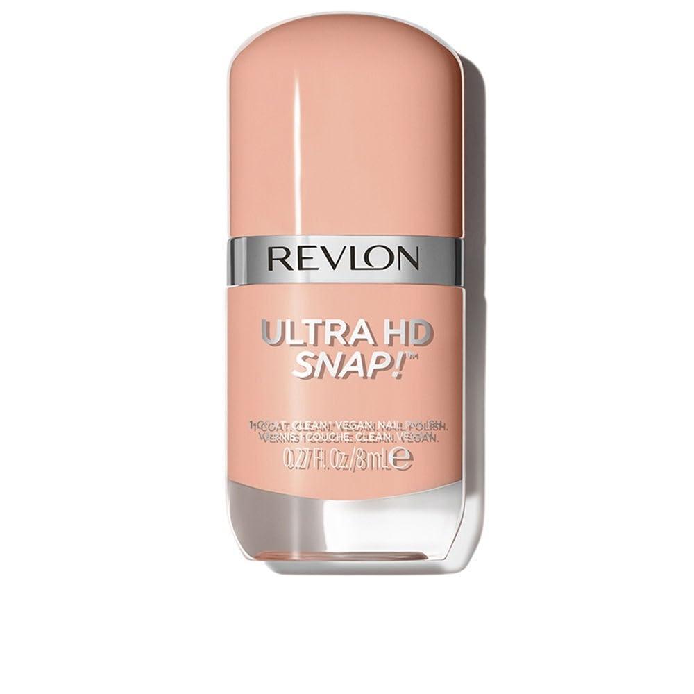 imageREVLON Ultra HD Snap Nail Color Natural Rich Glossy Polish 100 Vegan Formula No Base or Top Coat Needed 014 Red and Real 027 fl oz018 Keep Cool