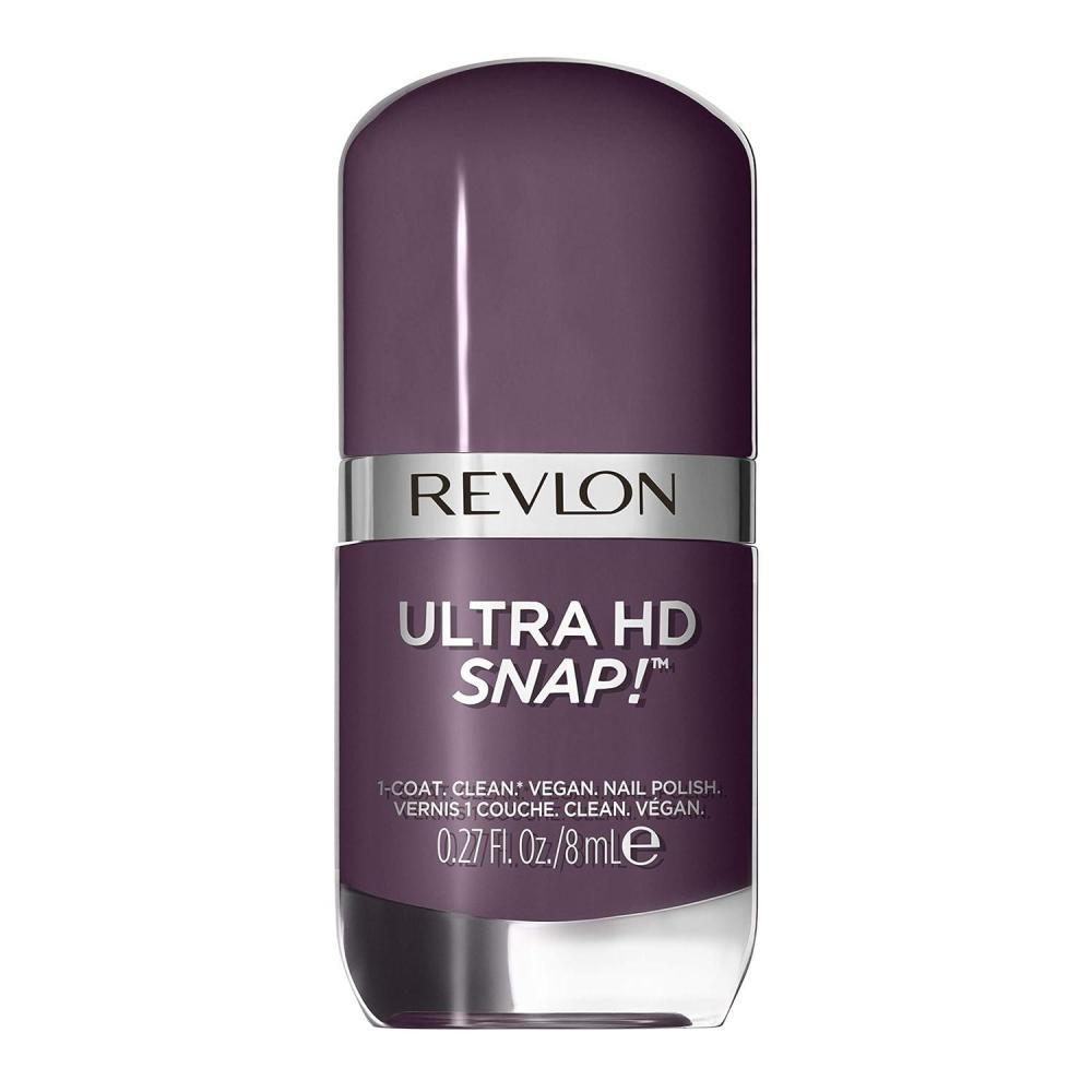 imageREVLON Ultra HD Snap Nail Color Natural Rich Glossy Polish 100 Vegan Formula No Base or Top Coat Needed 014 Red and Real 027 fl oz033 Grounded