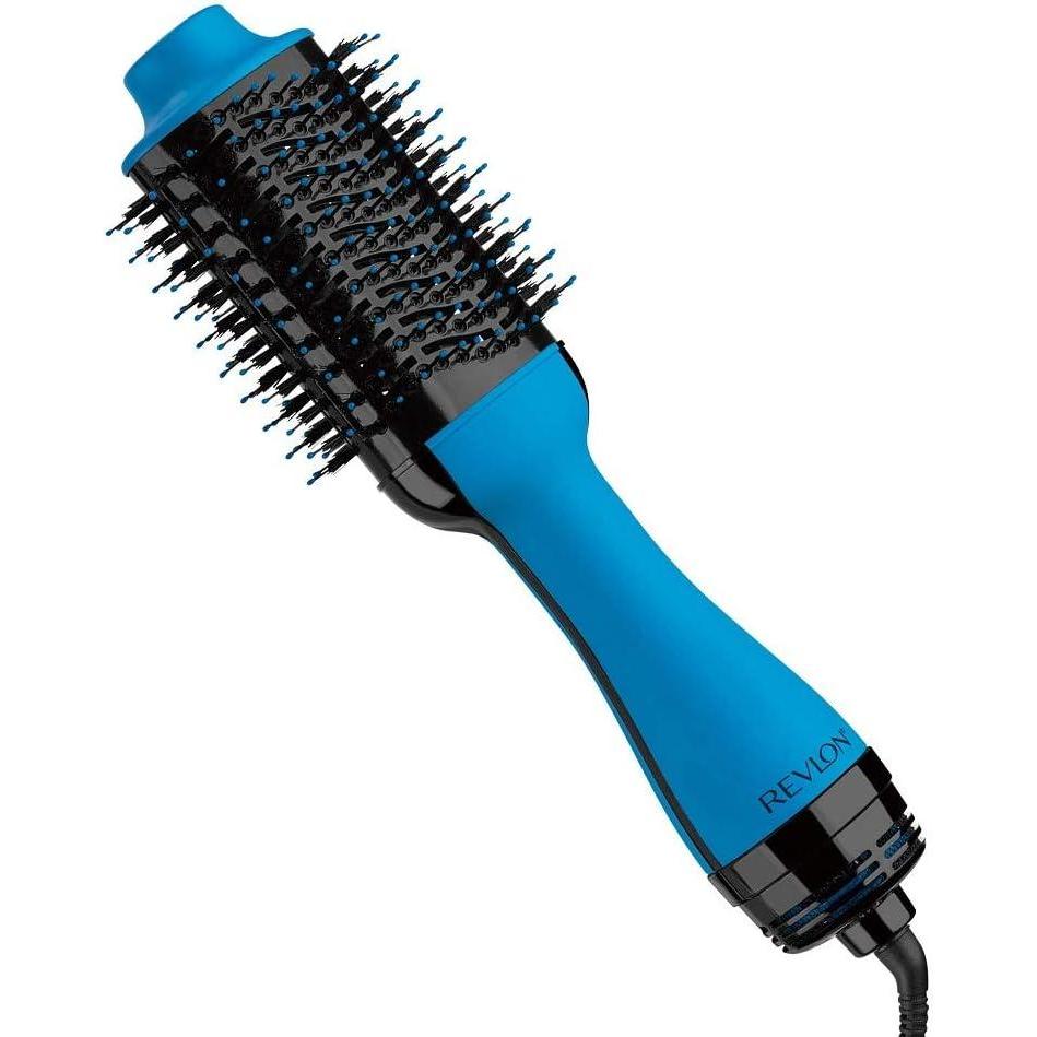 imageRevlon One Step Hair Dryer And Volumizer Hot Air Brush BlueBlue Volumizer