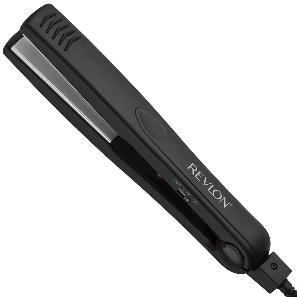 imageRevlon Smooth and Straight Ceramic Flat Iron  Fast Results Smooth Styles 1 in1 Inch Pack of 1