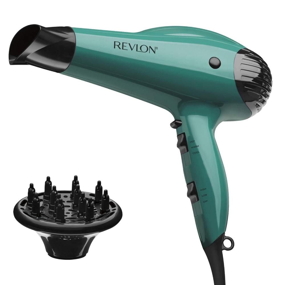 imageRevlon Volume Booster Hair Dryer 1875W for Voluminous Lift and Body GreenGreen