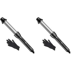 REVLON Adjustable Barrel 2 in 1 Curling Wand, 1 and 1-1/2 inch(1 and 1 ½ inch (Pack of 2))