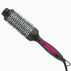 REVLON Perfect Match Hot Styler – Heated Brush to Style and Extend Blowouts, Hot Brush for Curls, Body, and Volume, Reduces Frizz and Boosts Shine